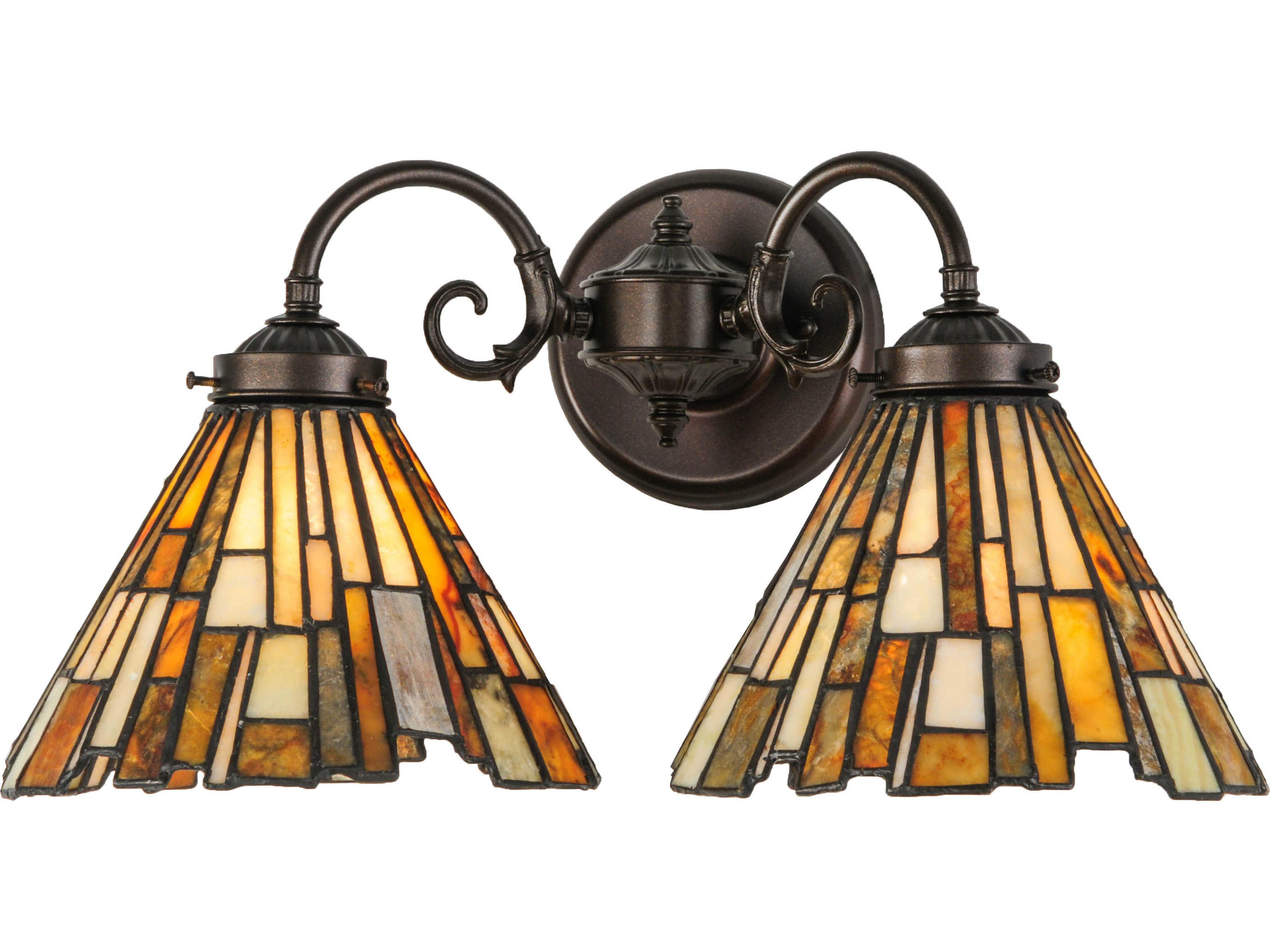 Jadestone Delta 2-light Wall Sconce