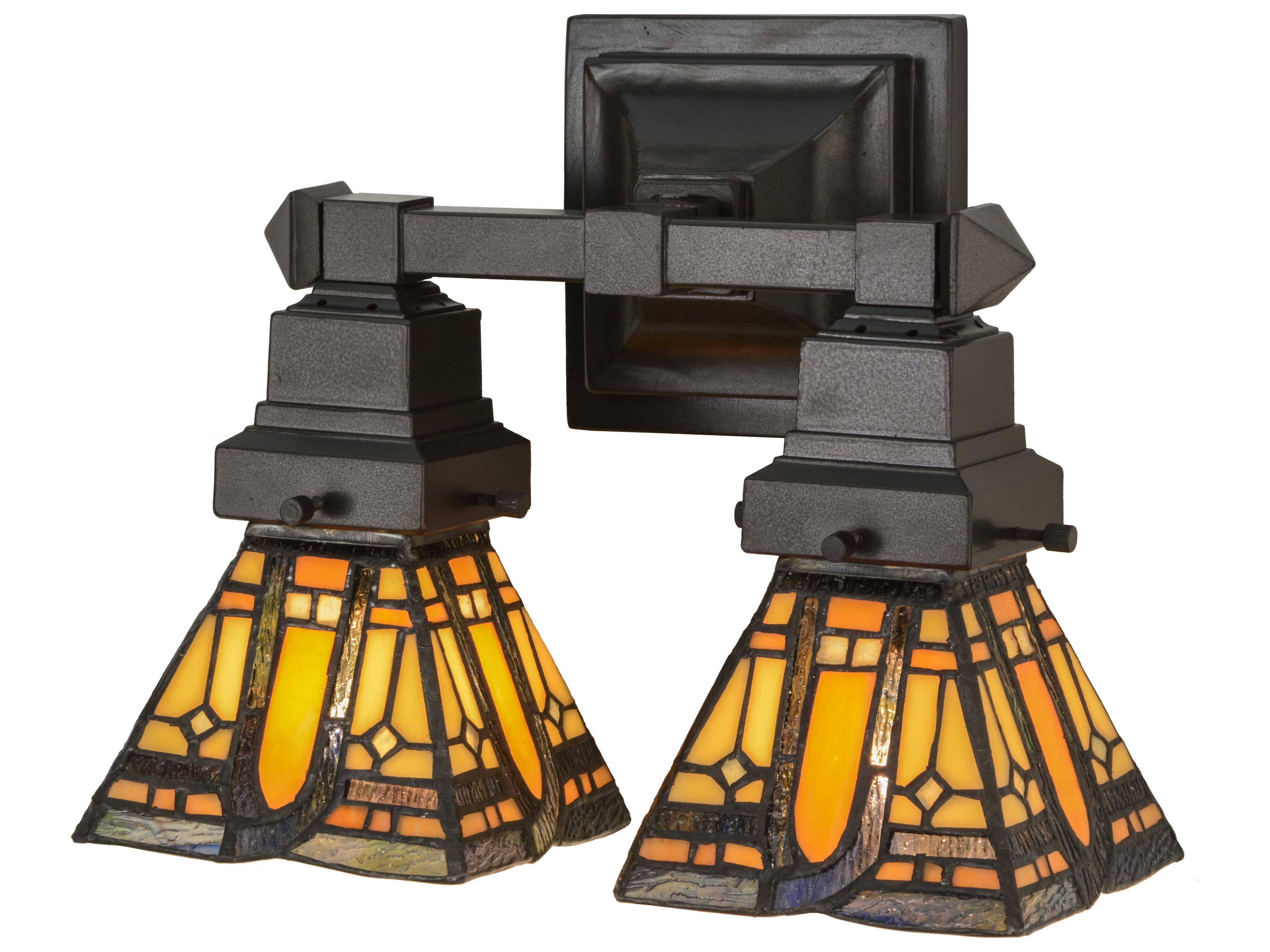 Sierra Prairie Mission 2-light Wall Sconce