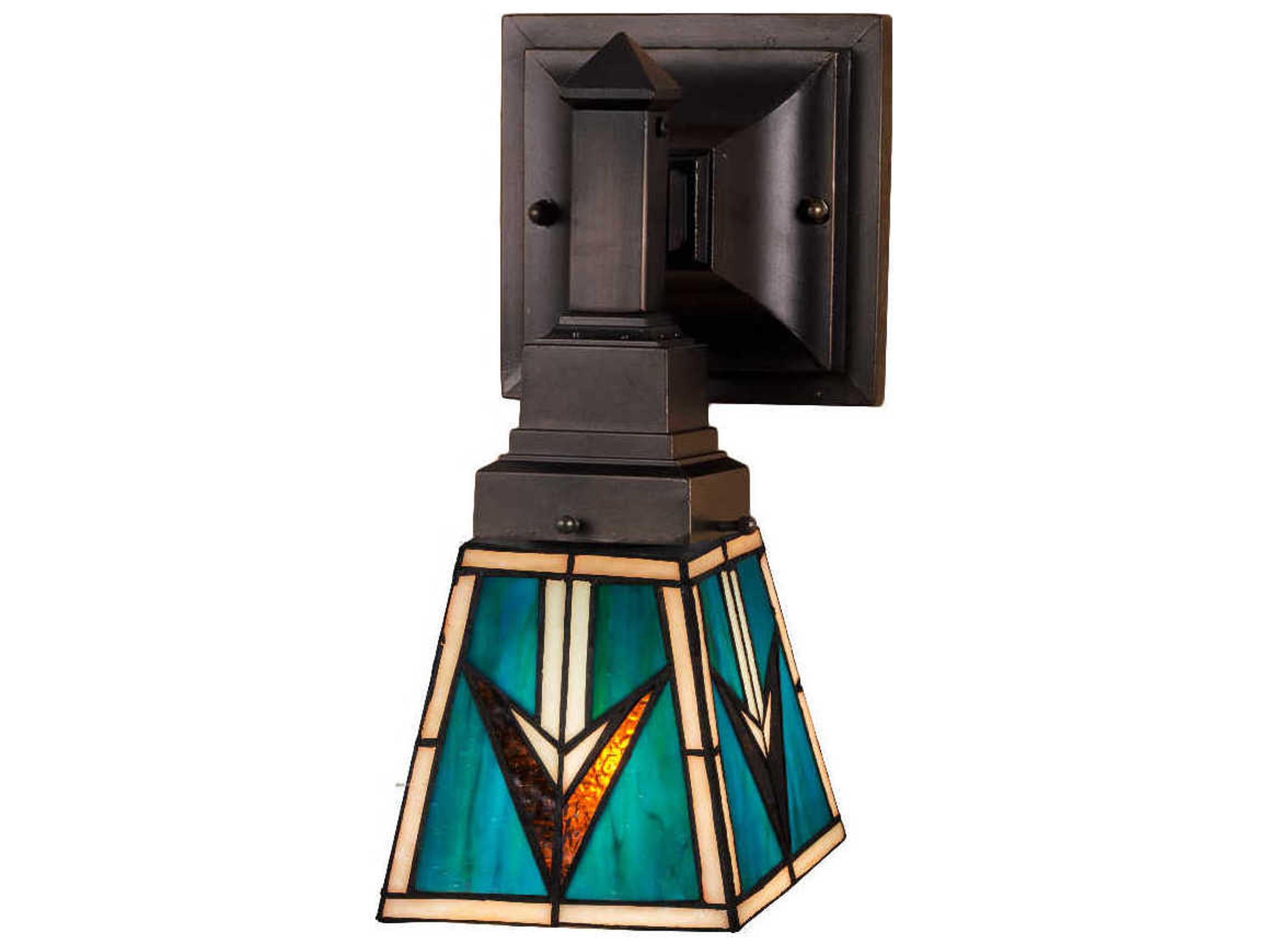 Valencia Mission VALENCIA 1-Light Green Wall Sconce