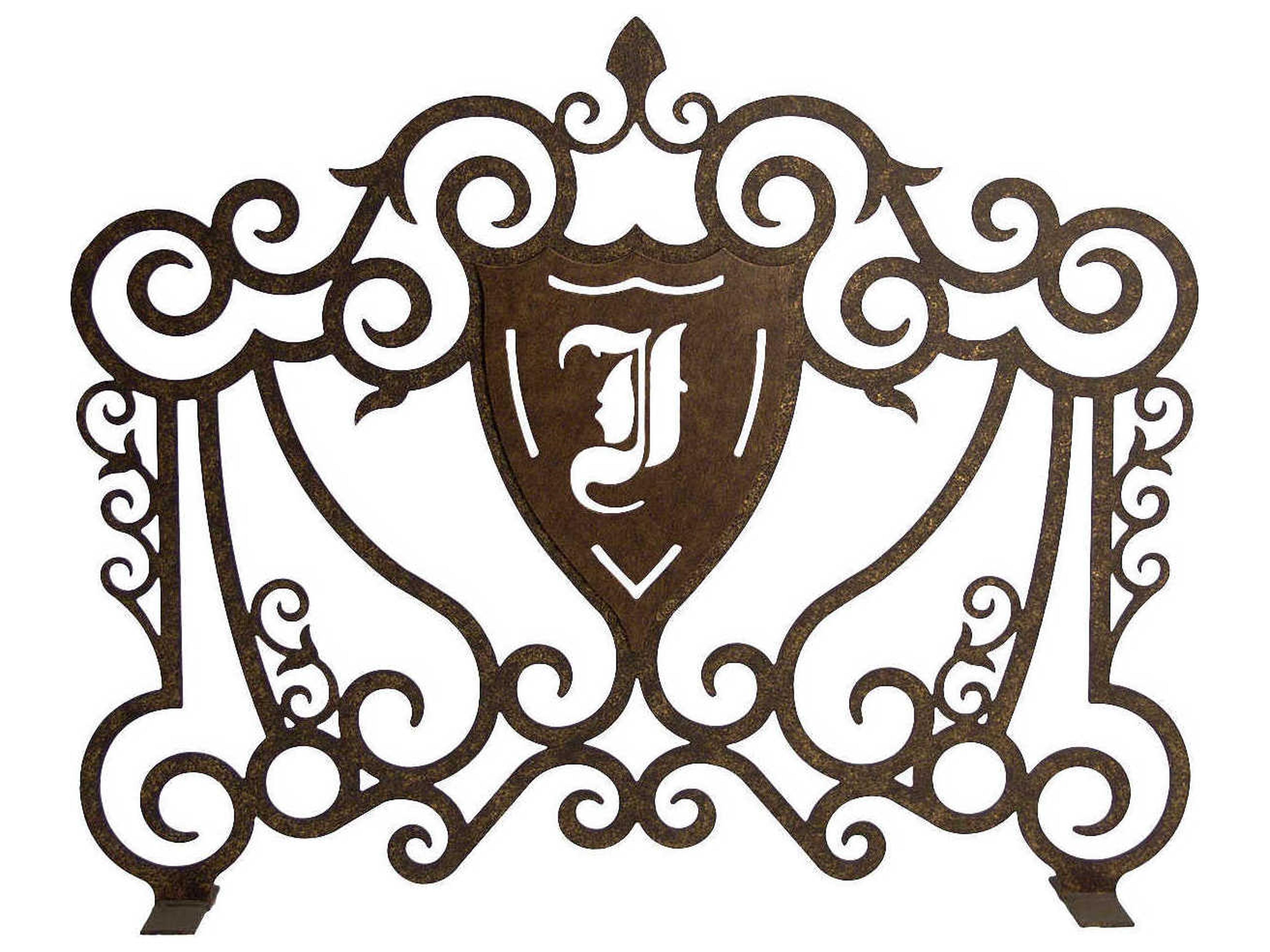 Meyda 42" Monogram Fireplace Screen