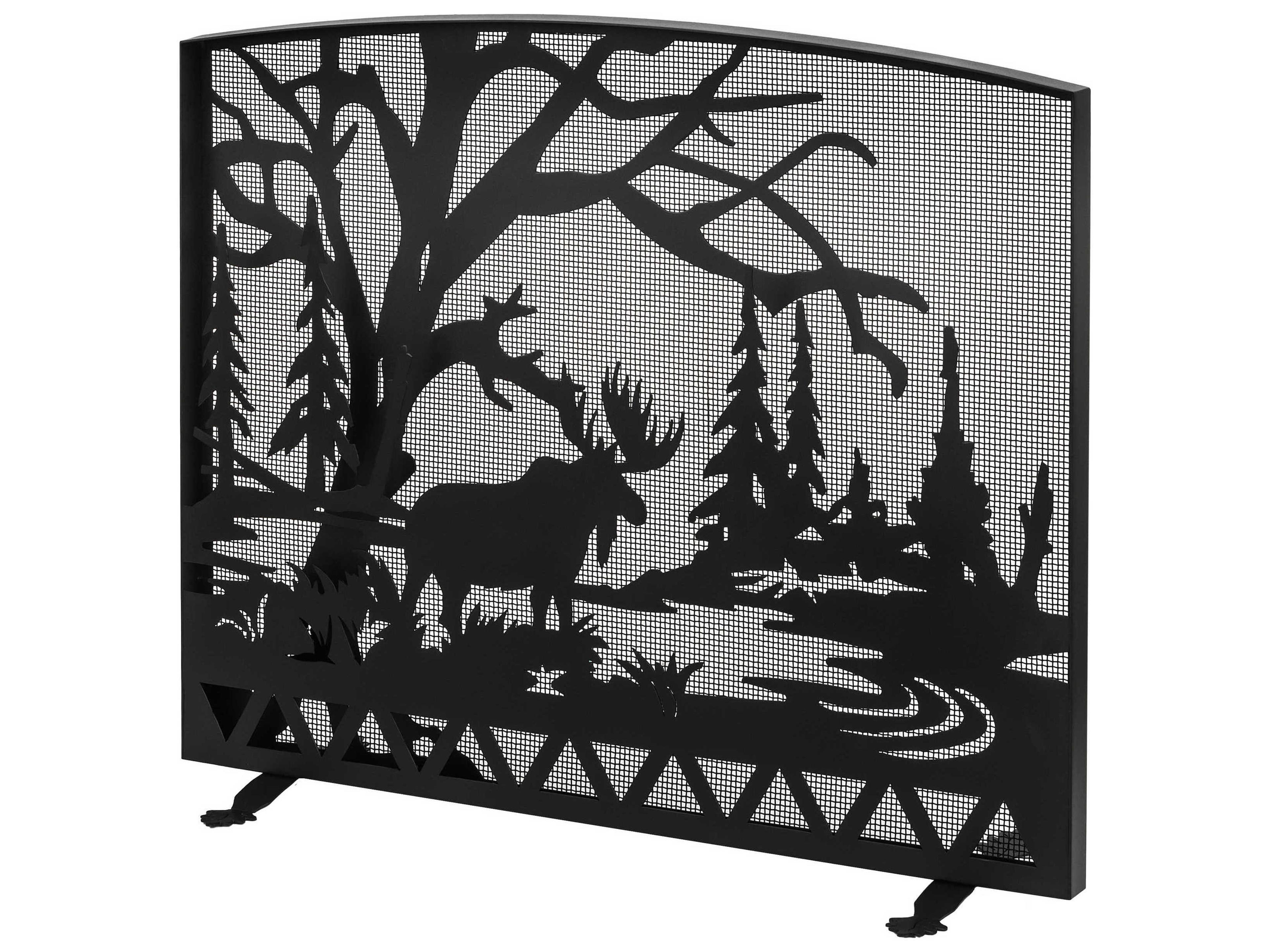 Meyda Moose Creek Arched Fireplace Screen