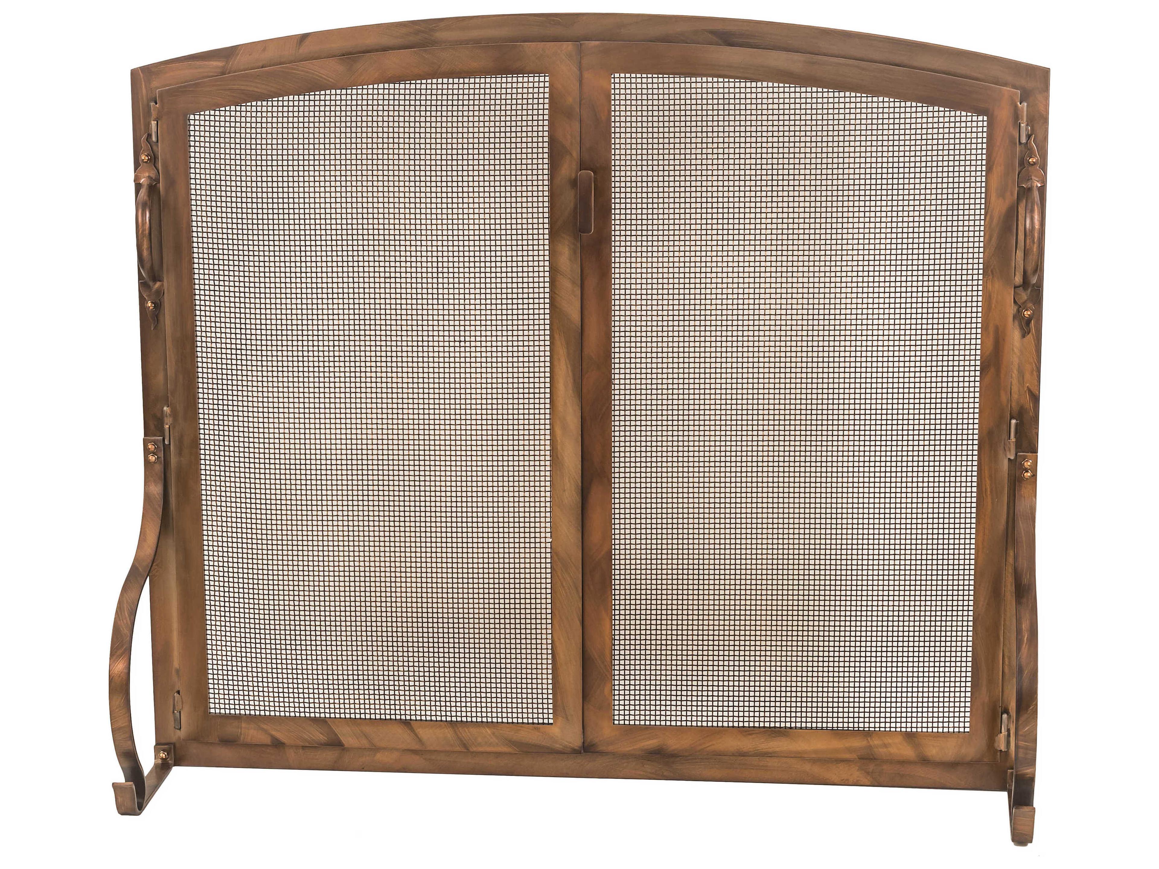 Meyda High Prime Arched Operable Door Fireplace Screen