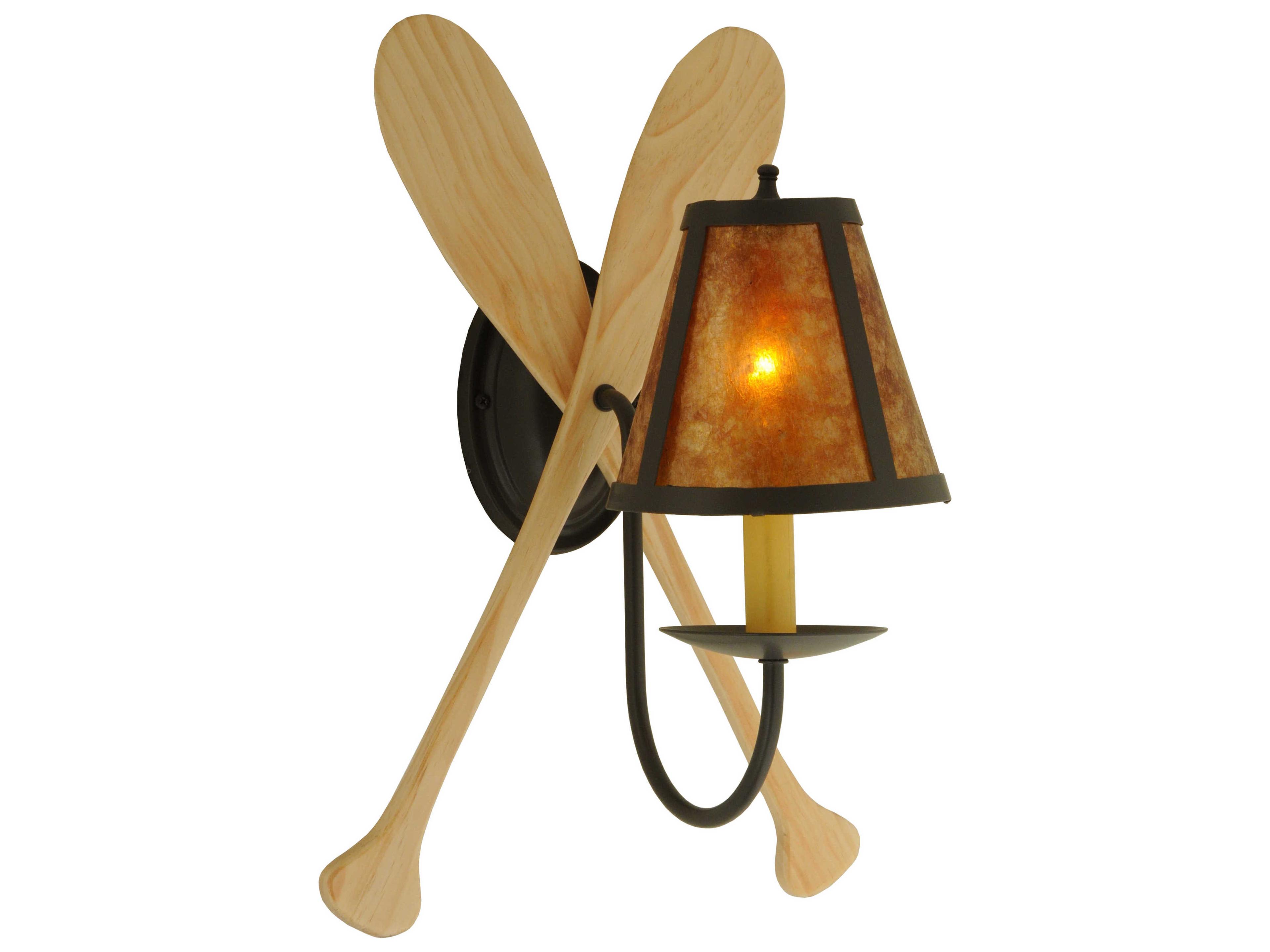 Nautical 1-Light Bronze Wall Sconce
