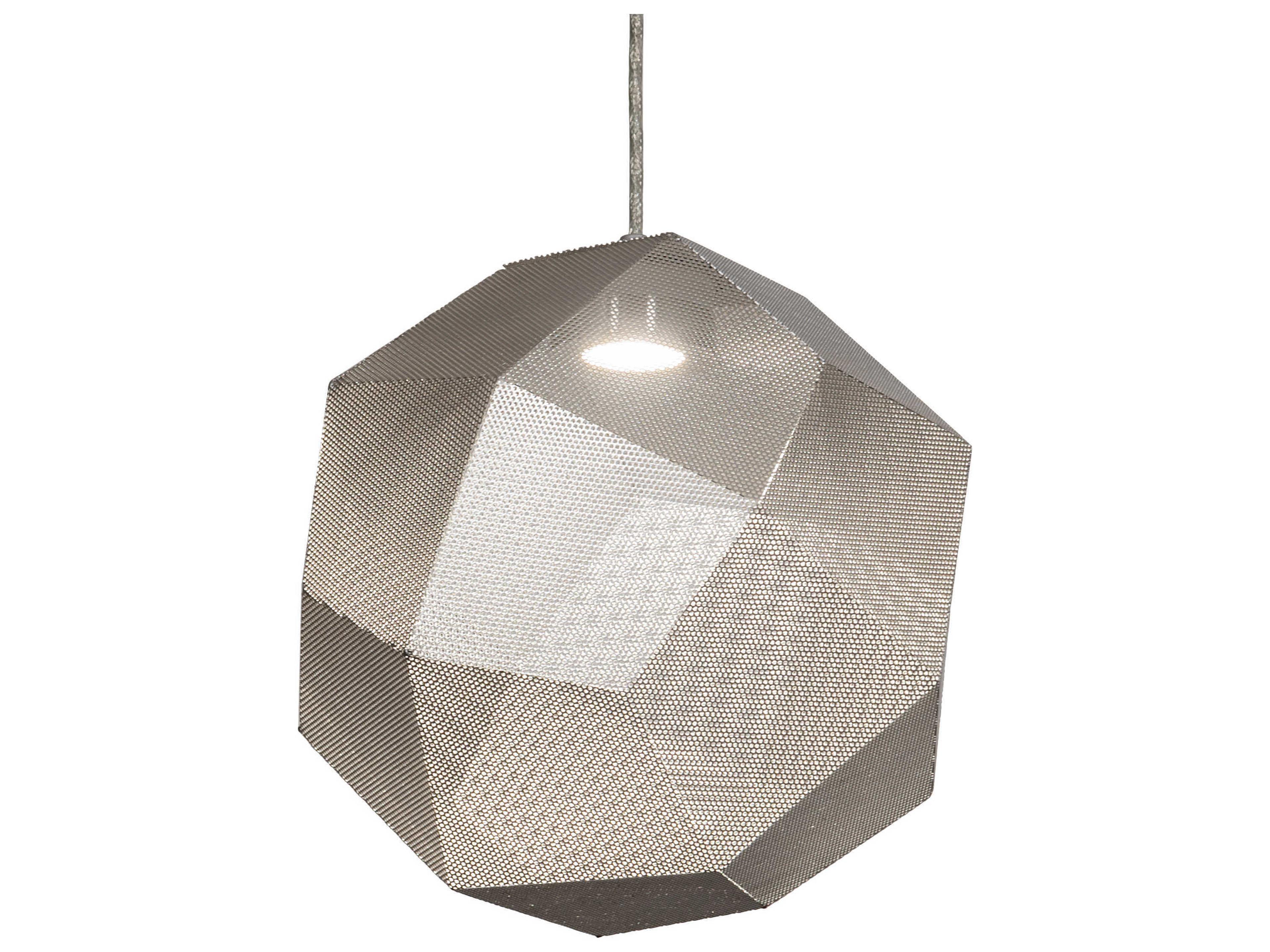 Nidos 1-Light Nickel LED Mini Pendant