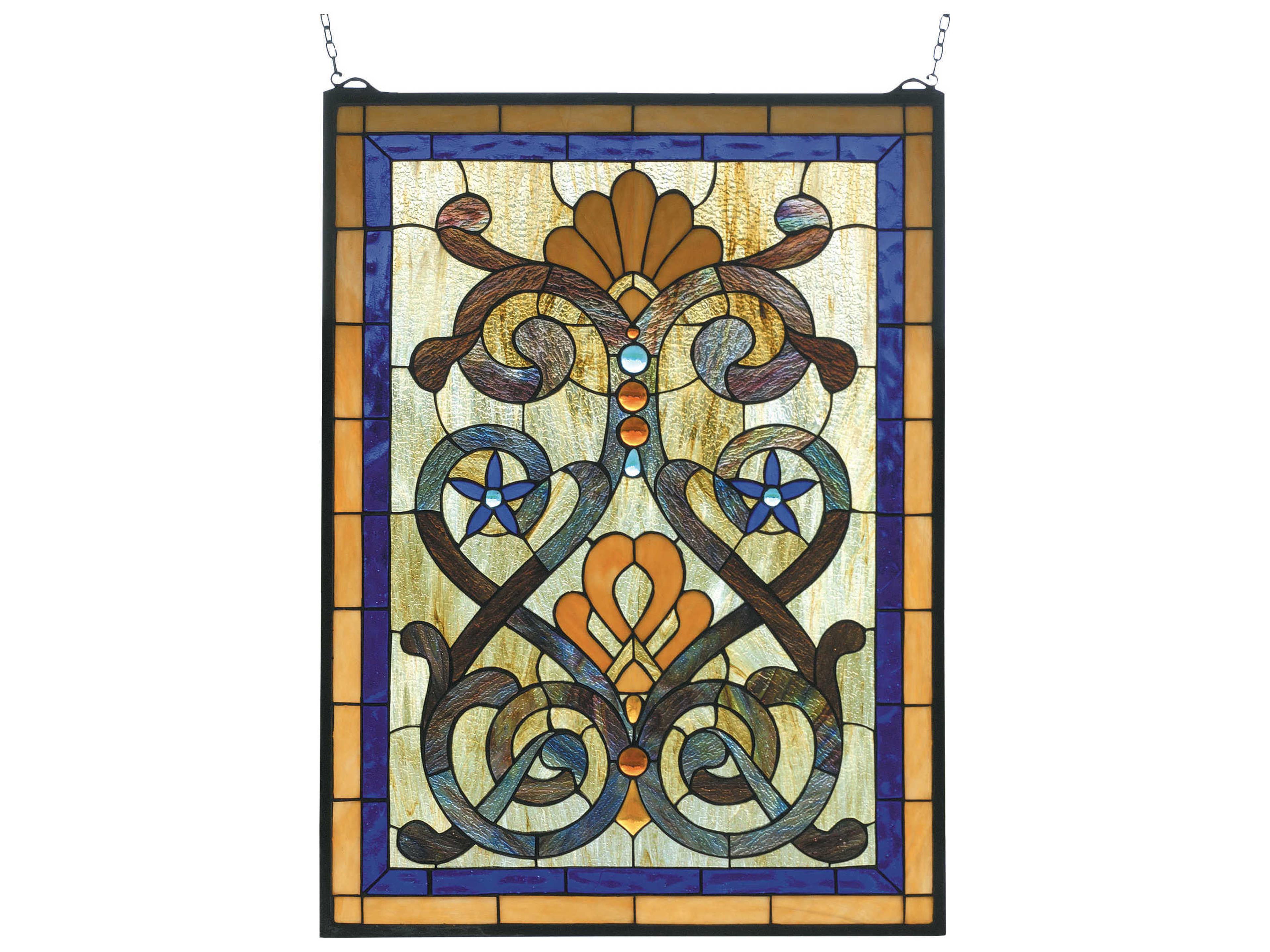 Mandolin Stained Glass Window
