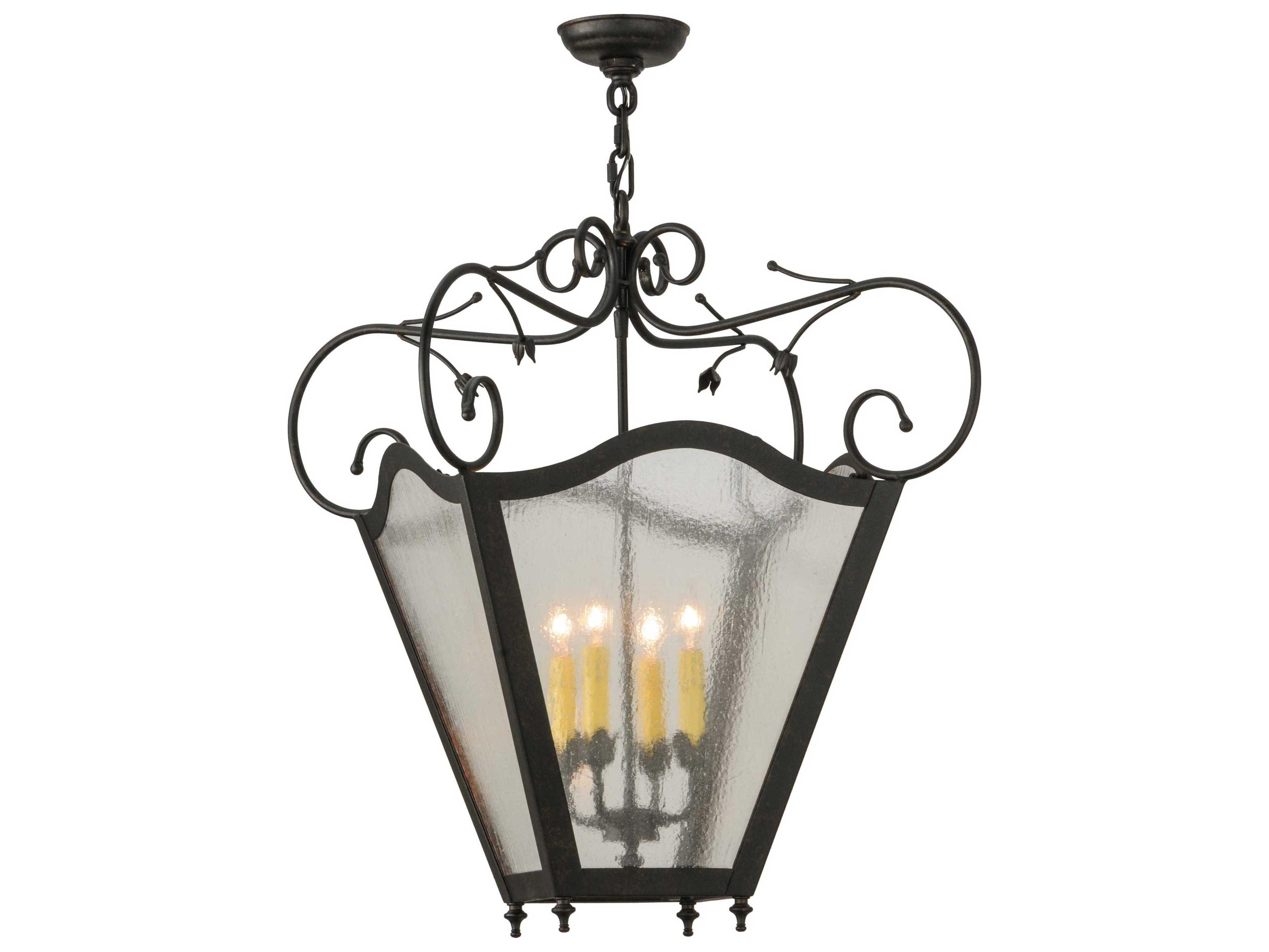 Terena 4-Light Black Pendant