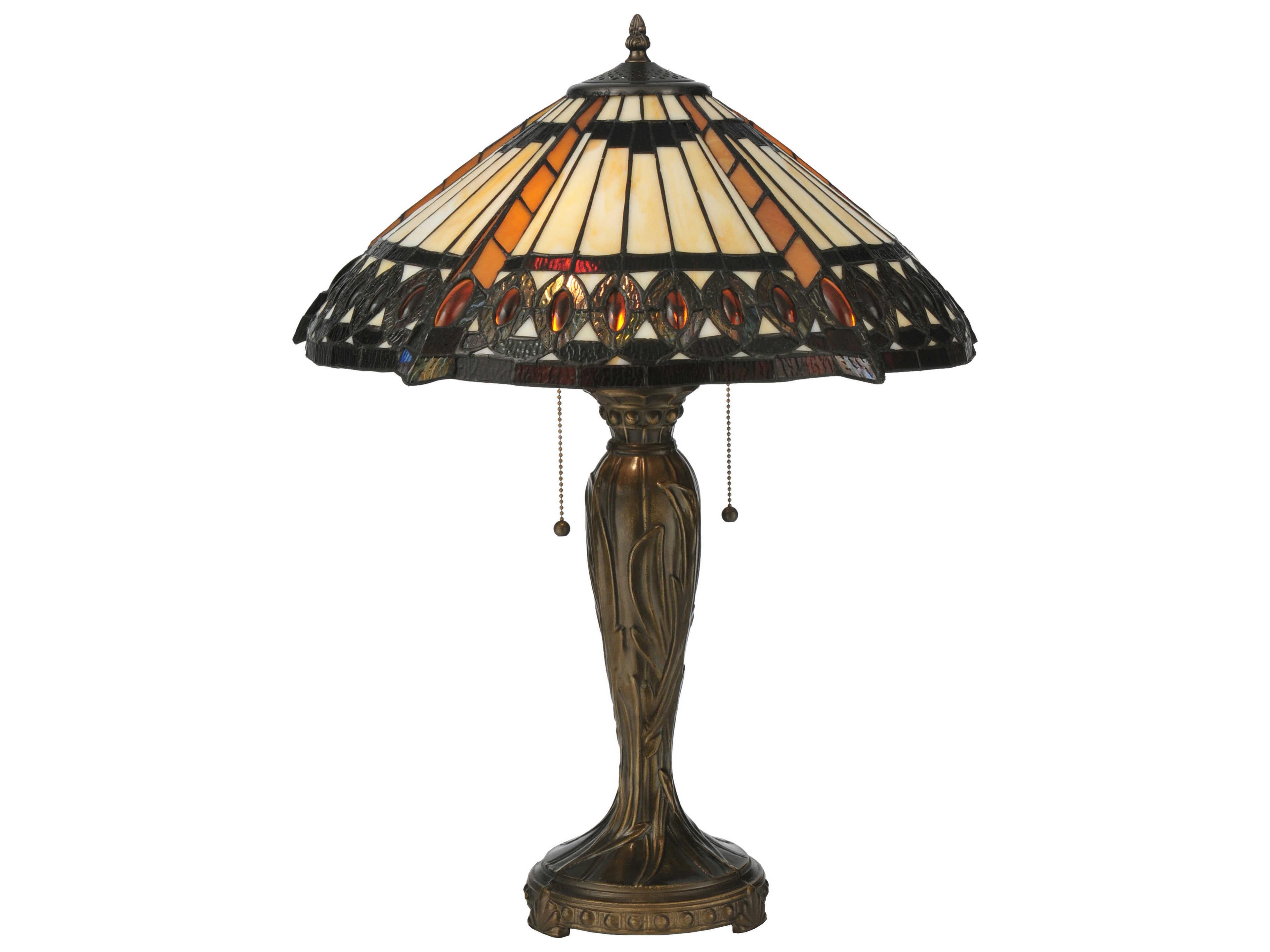 Cleopatra Green Tiffany Table Lamp