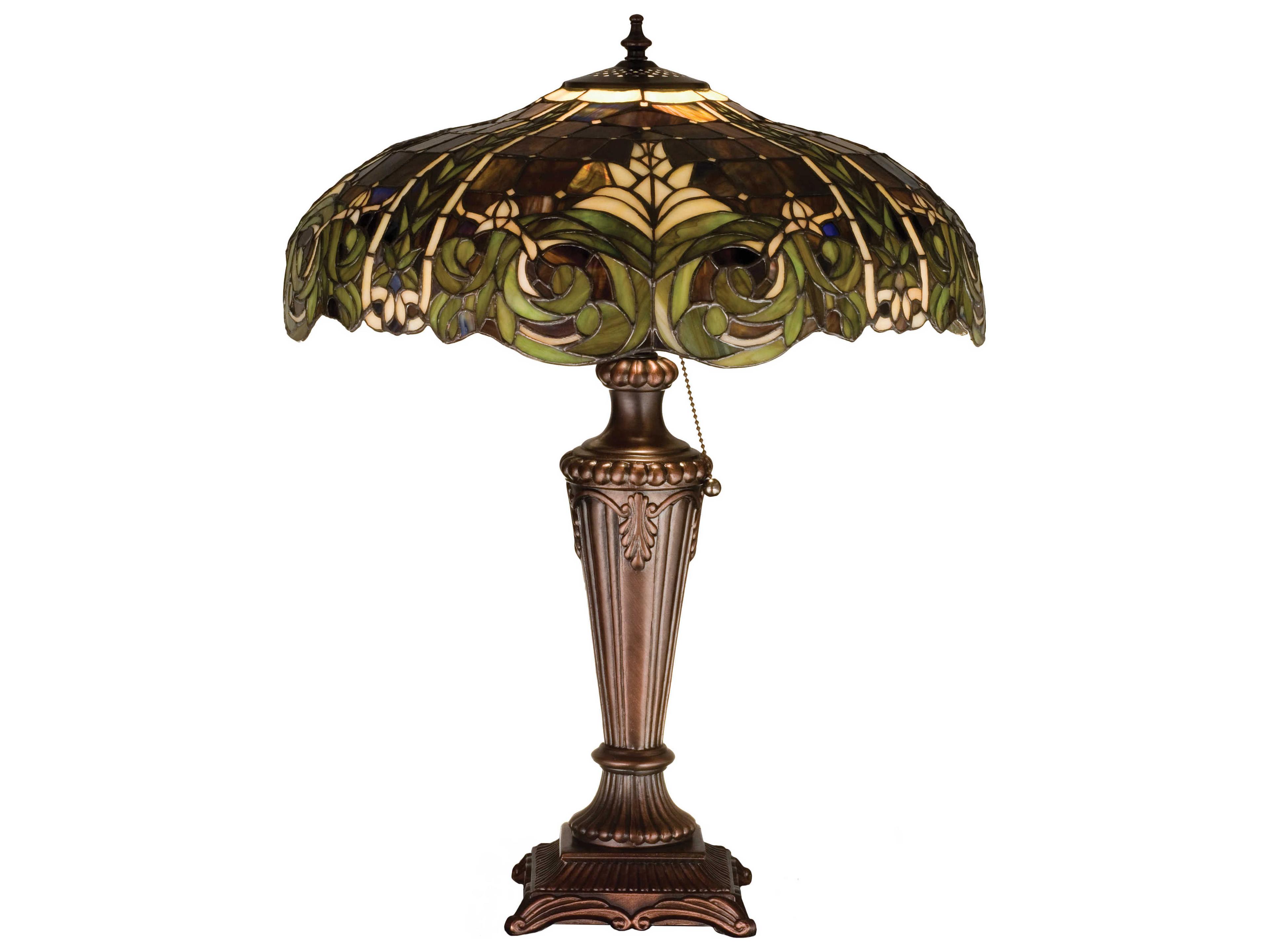 Bavarian Bronze Tiffany Table Lamp