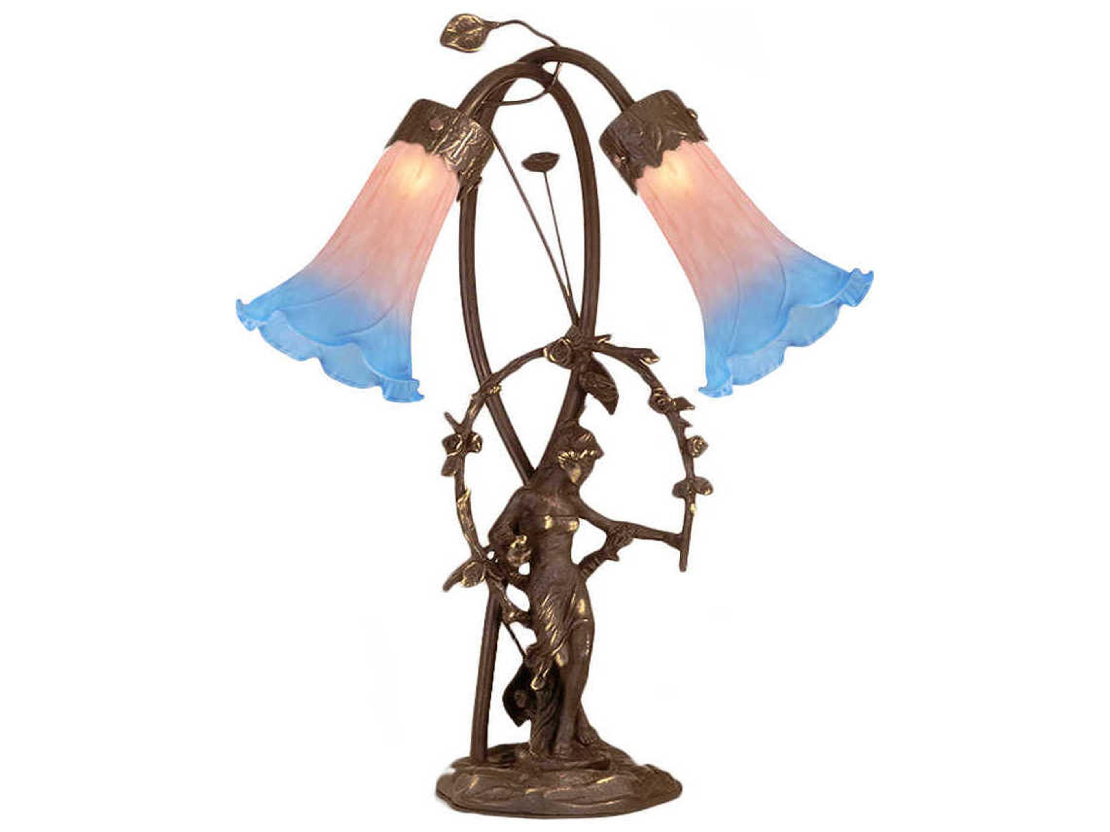 Trellis Girl Lily Accent Bronze Table Lamp