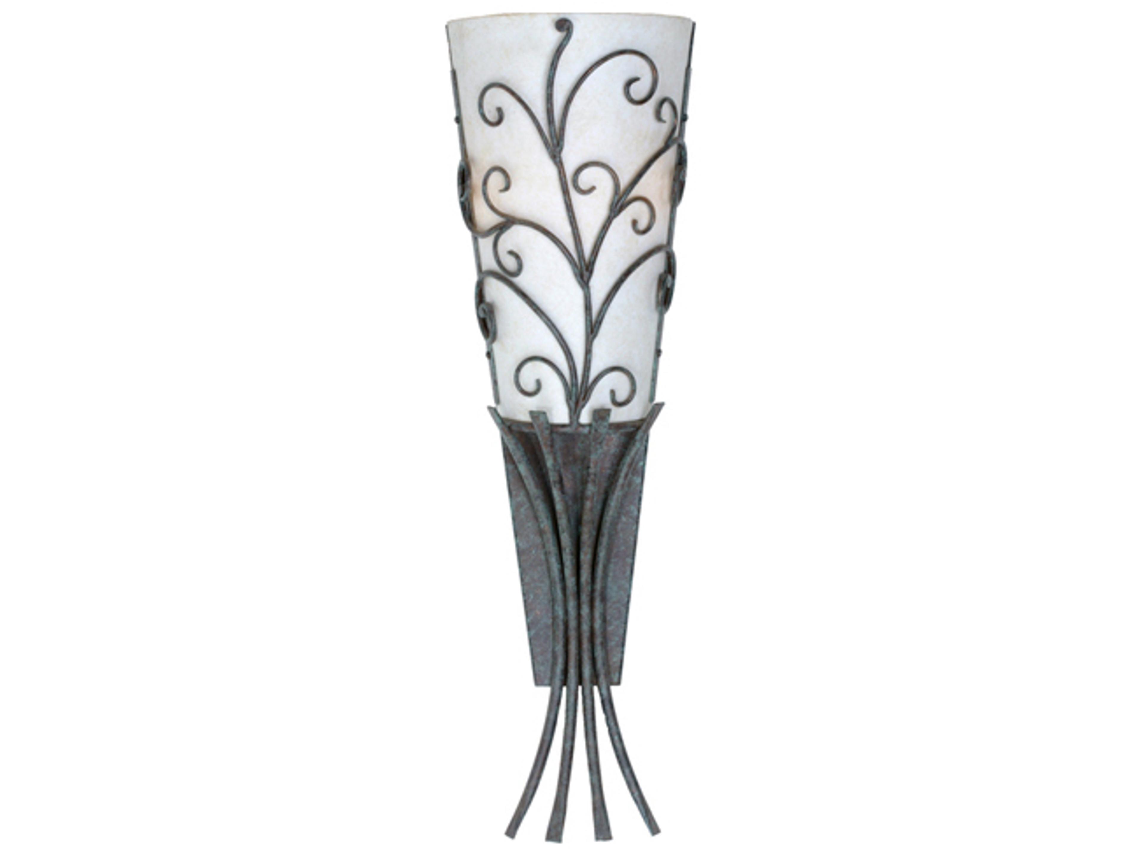 Panthea 2-Light White Gray Wall Sconce