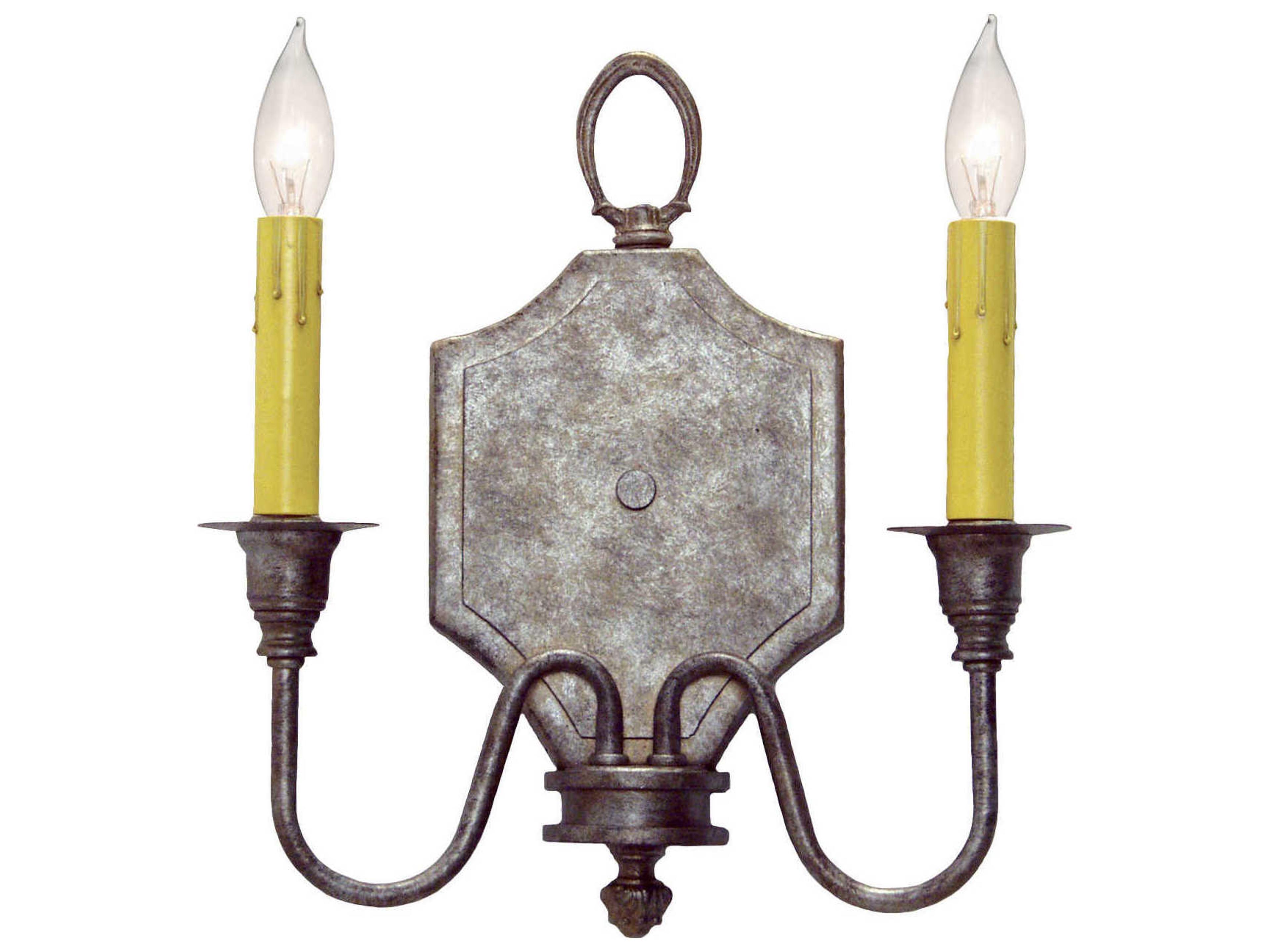 Paquita 2-Light Corinth Gray Wall Sconce