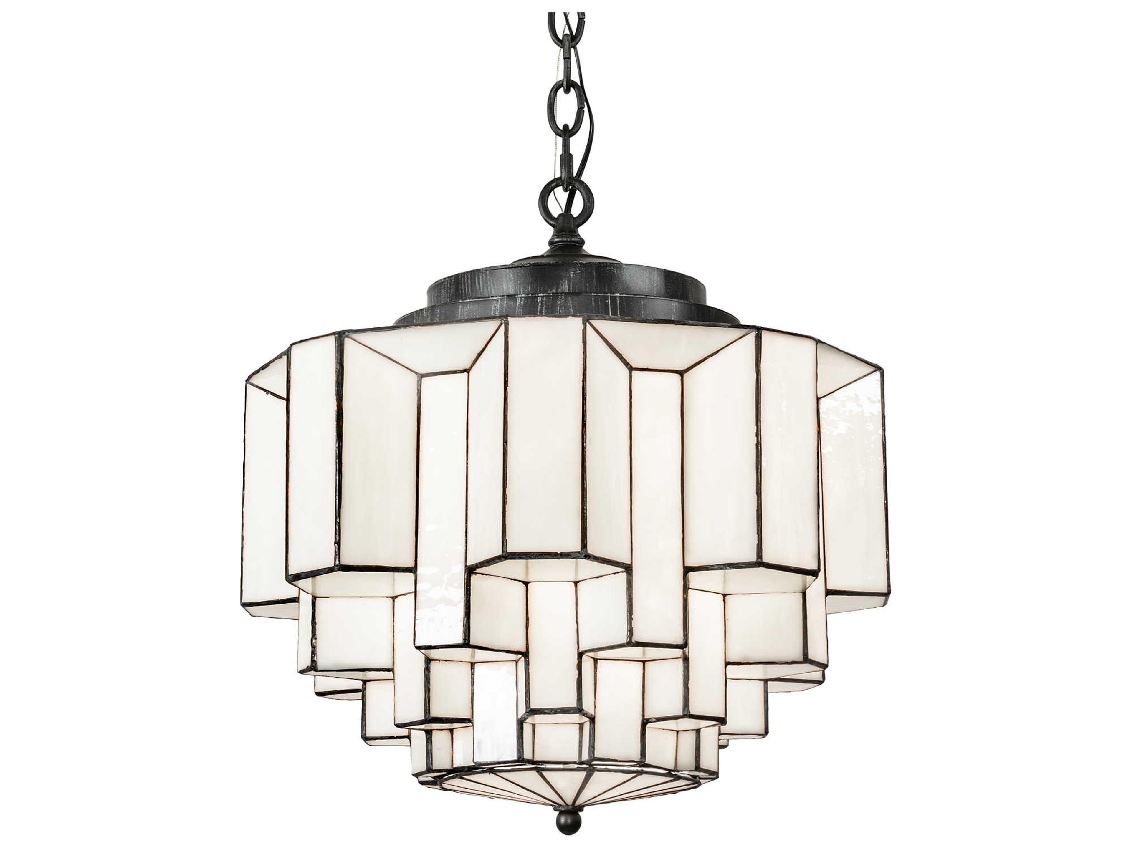 Paramount 1-Light Black Glass Cylinder Pendant