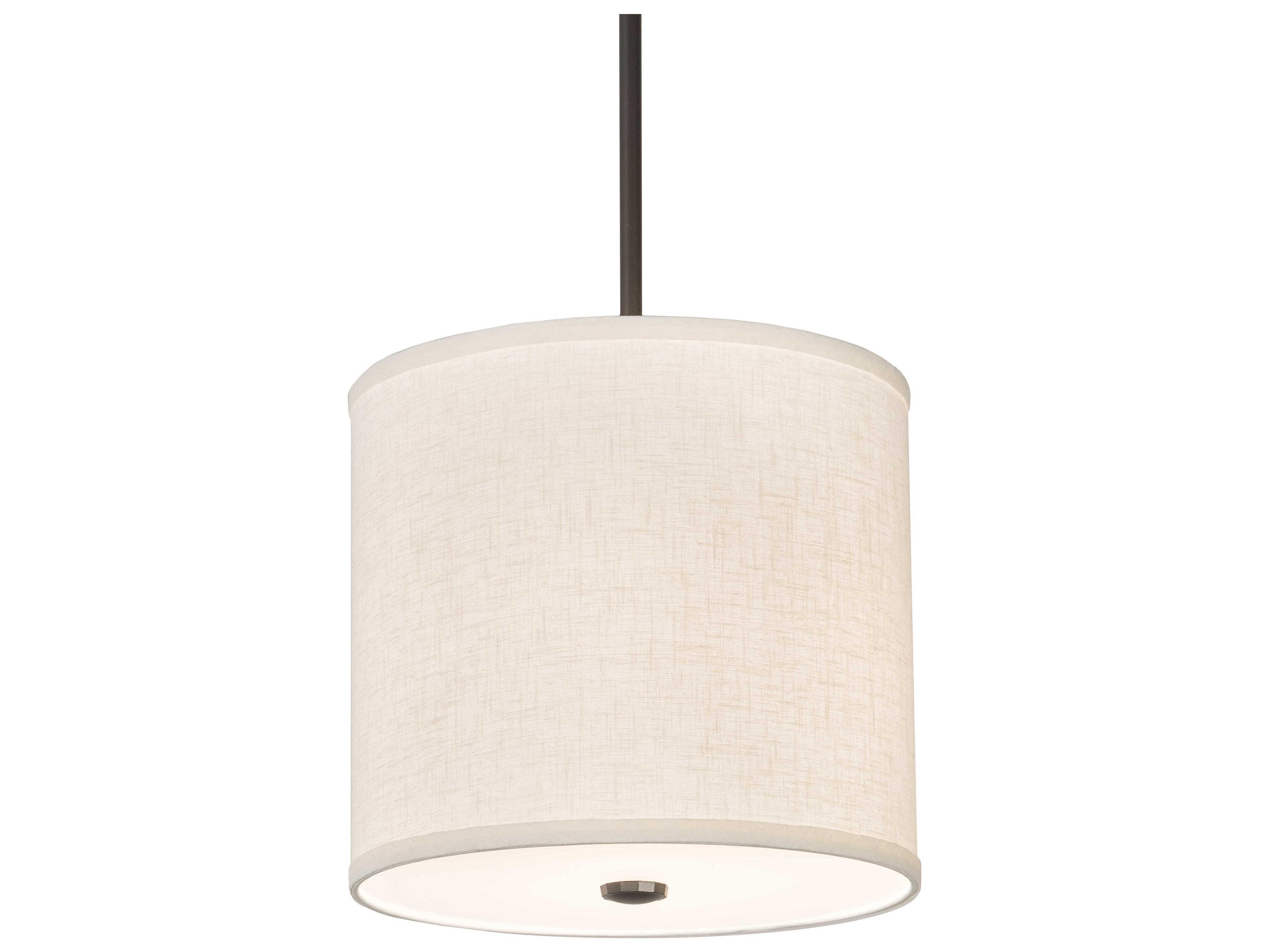 Cilindro 1-Light Bronze Drum Pendant