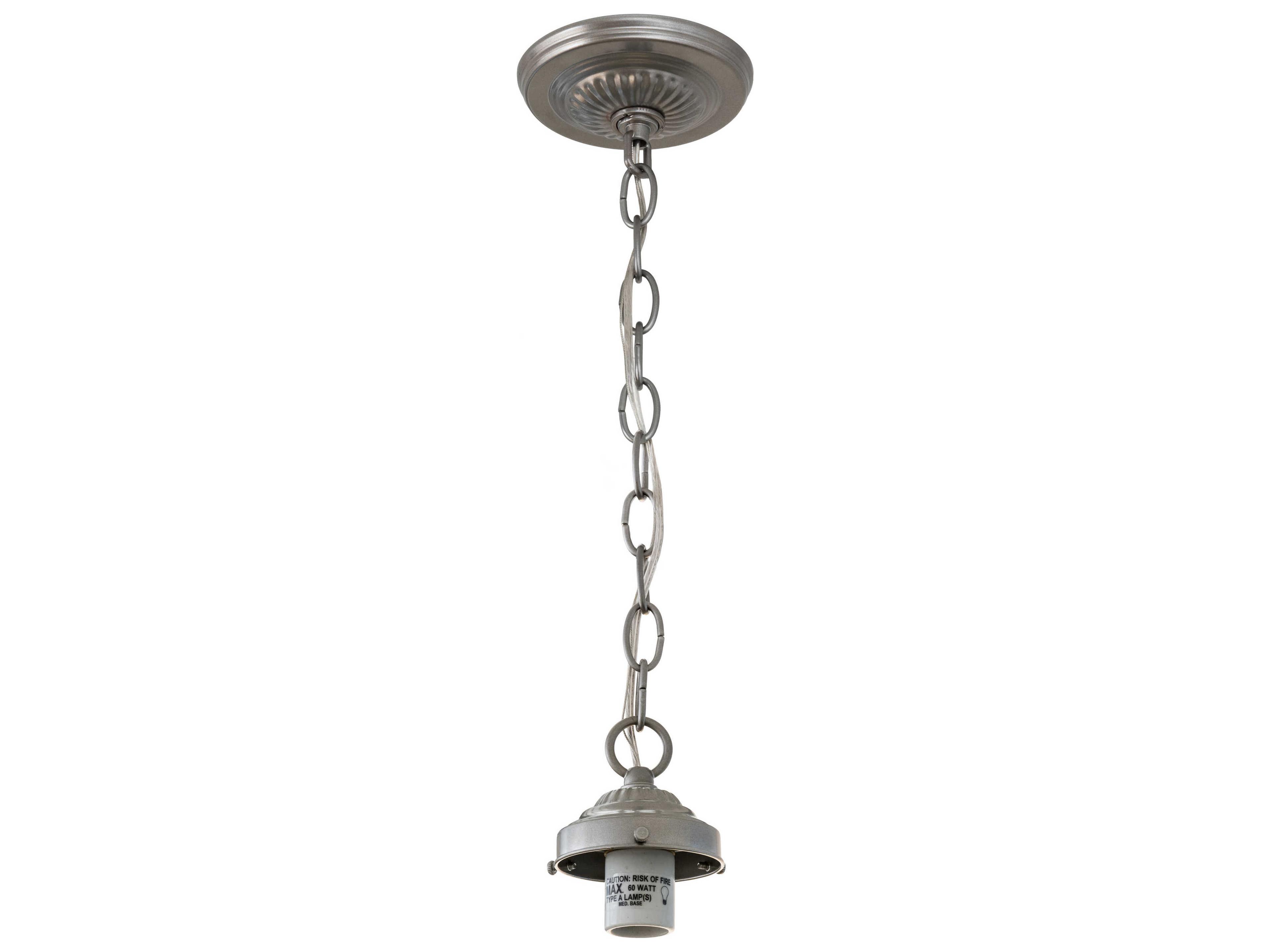 1-Light Nickel Pendant