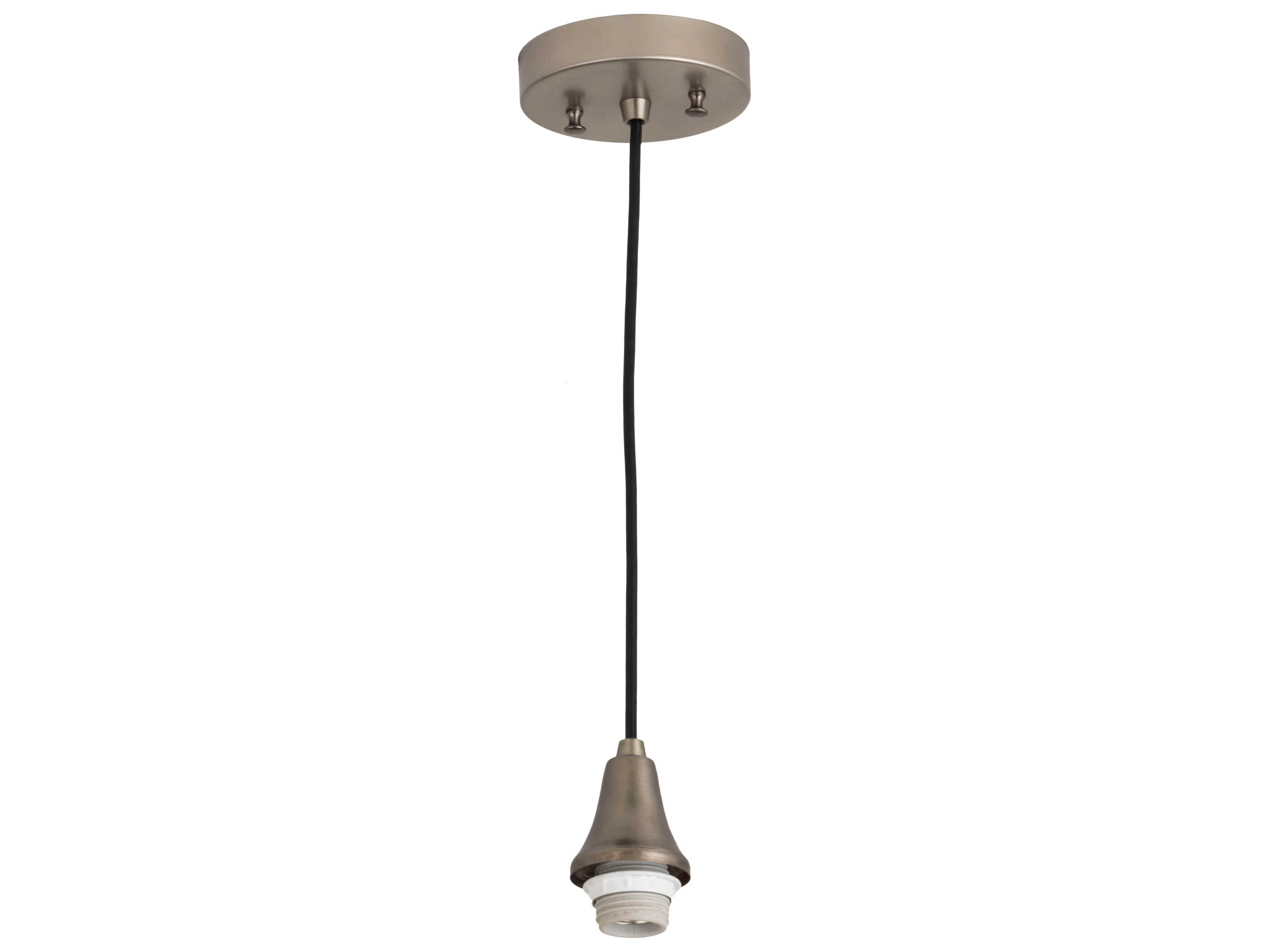 1-Light Nickel Pendant