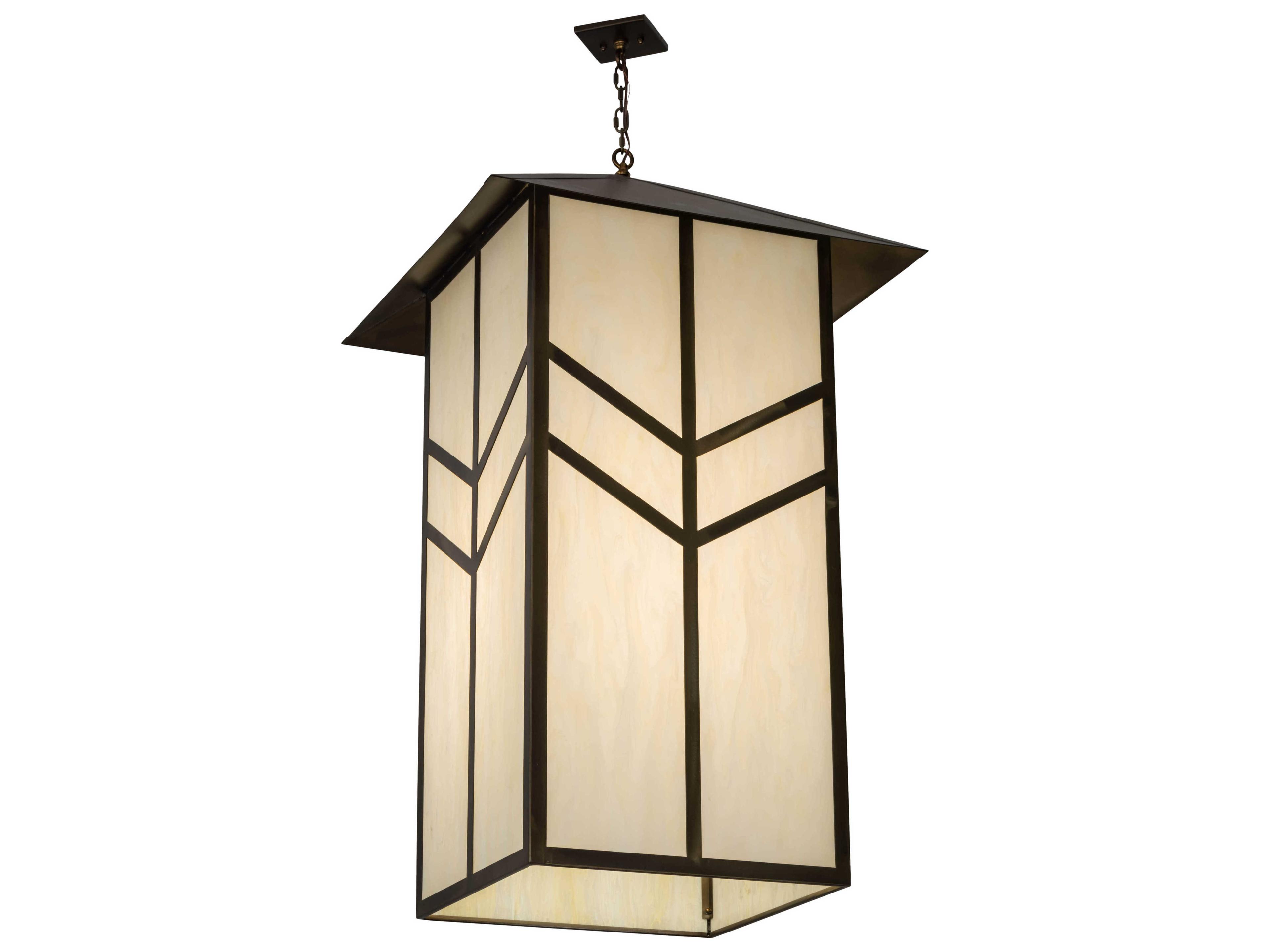 Santa Fe 1-Light Copper Glass Pendant