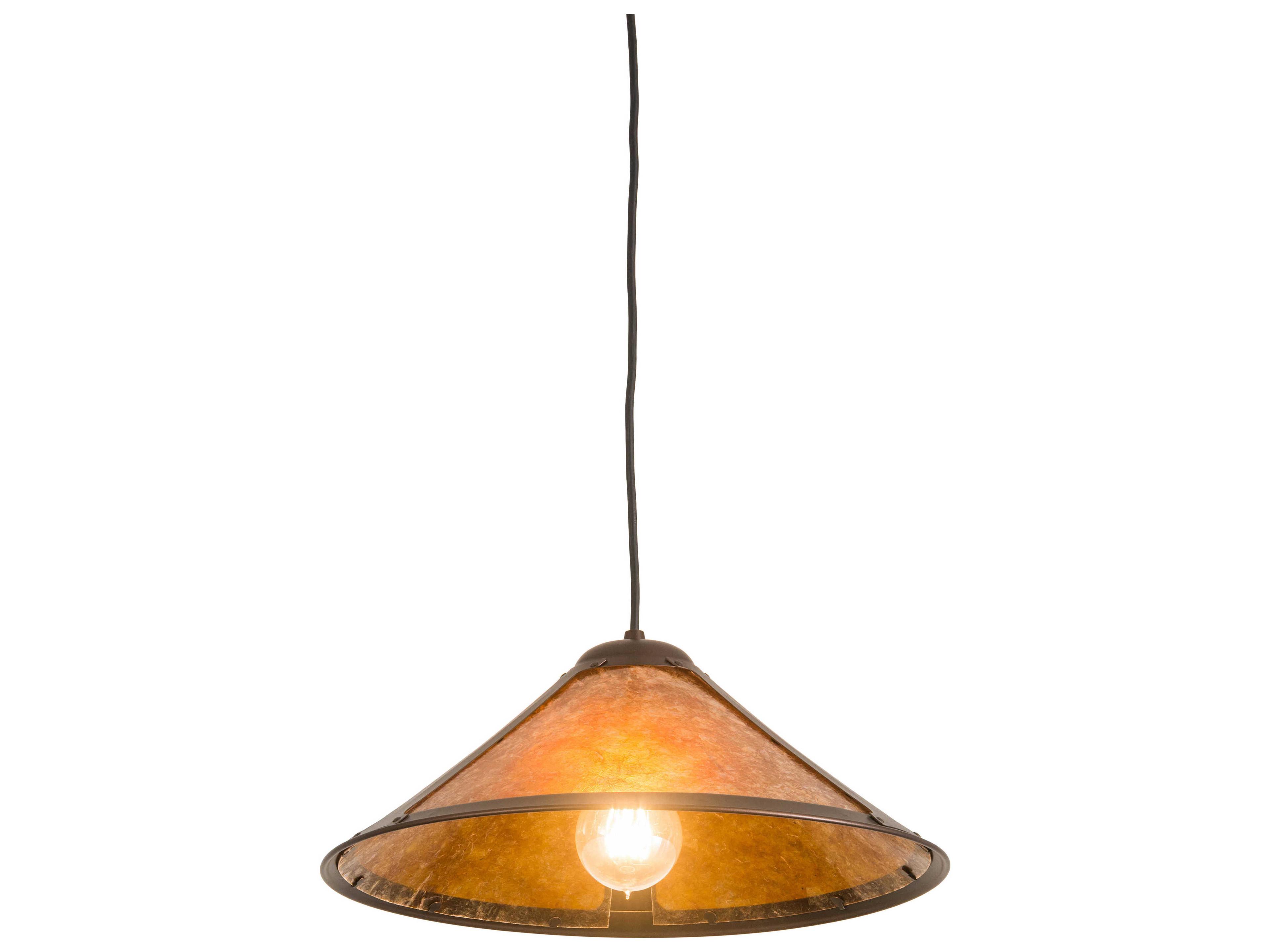 1-Light Bronze Pendant