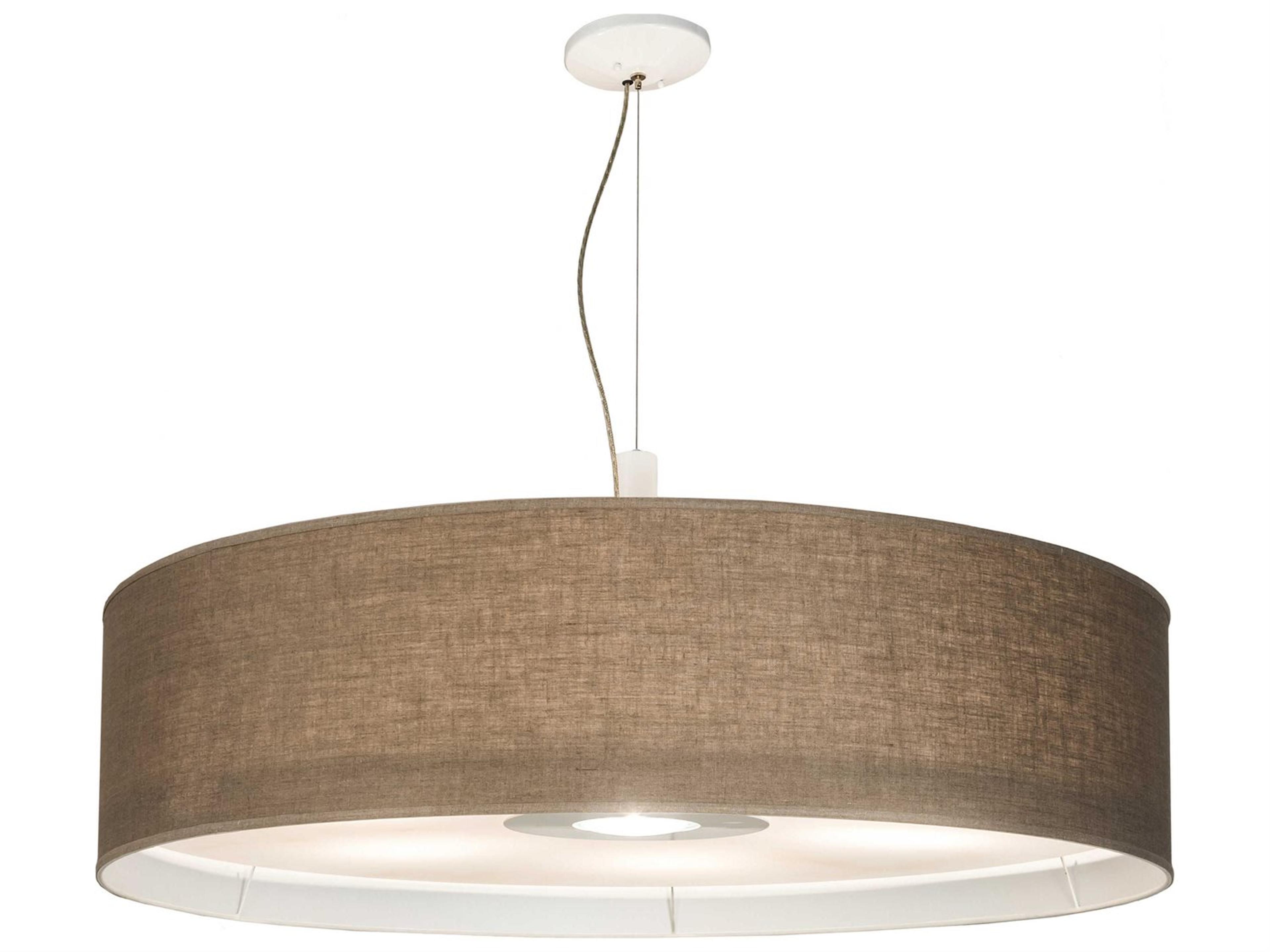 6 1 Off White Drum Pendant