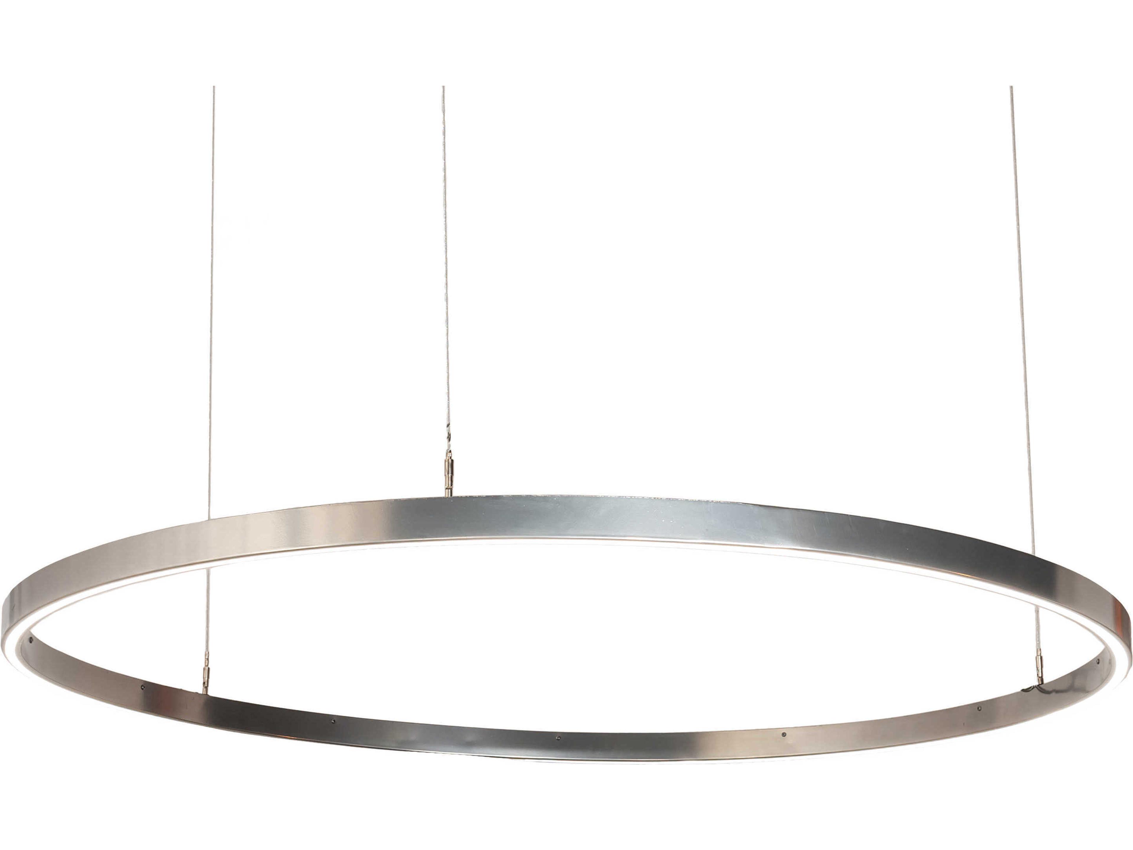 Anillo Strip Chrome LED Round Pendant
