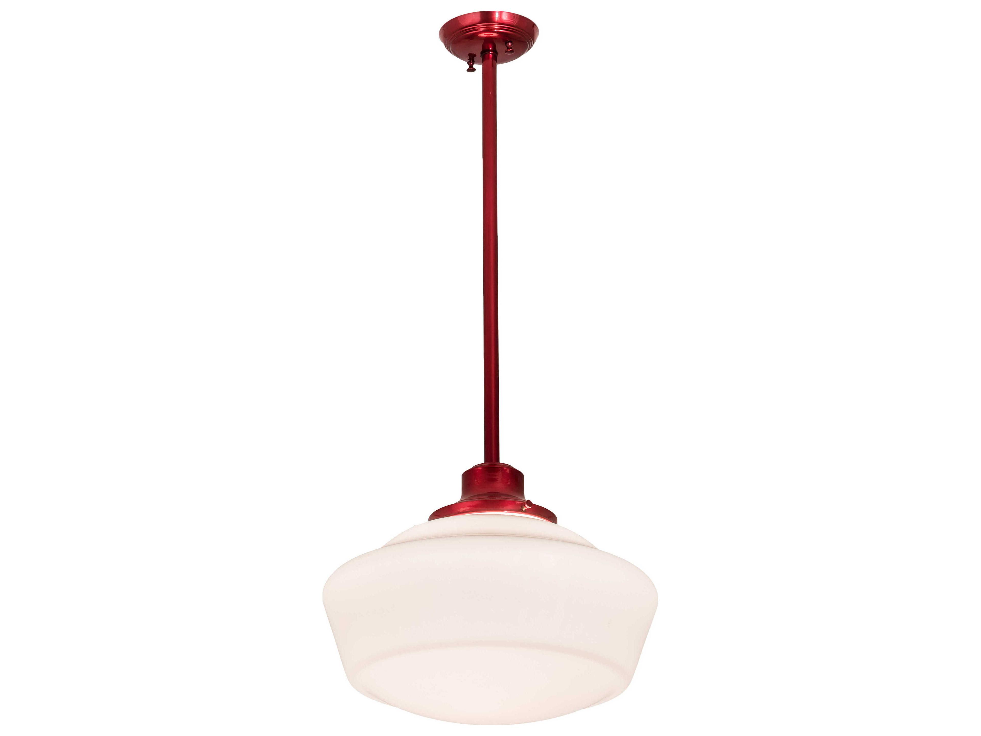 1-Light Red Pendant