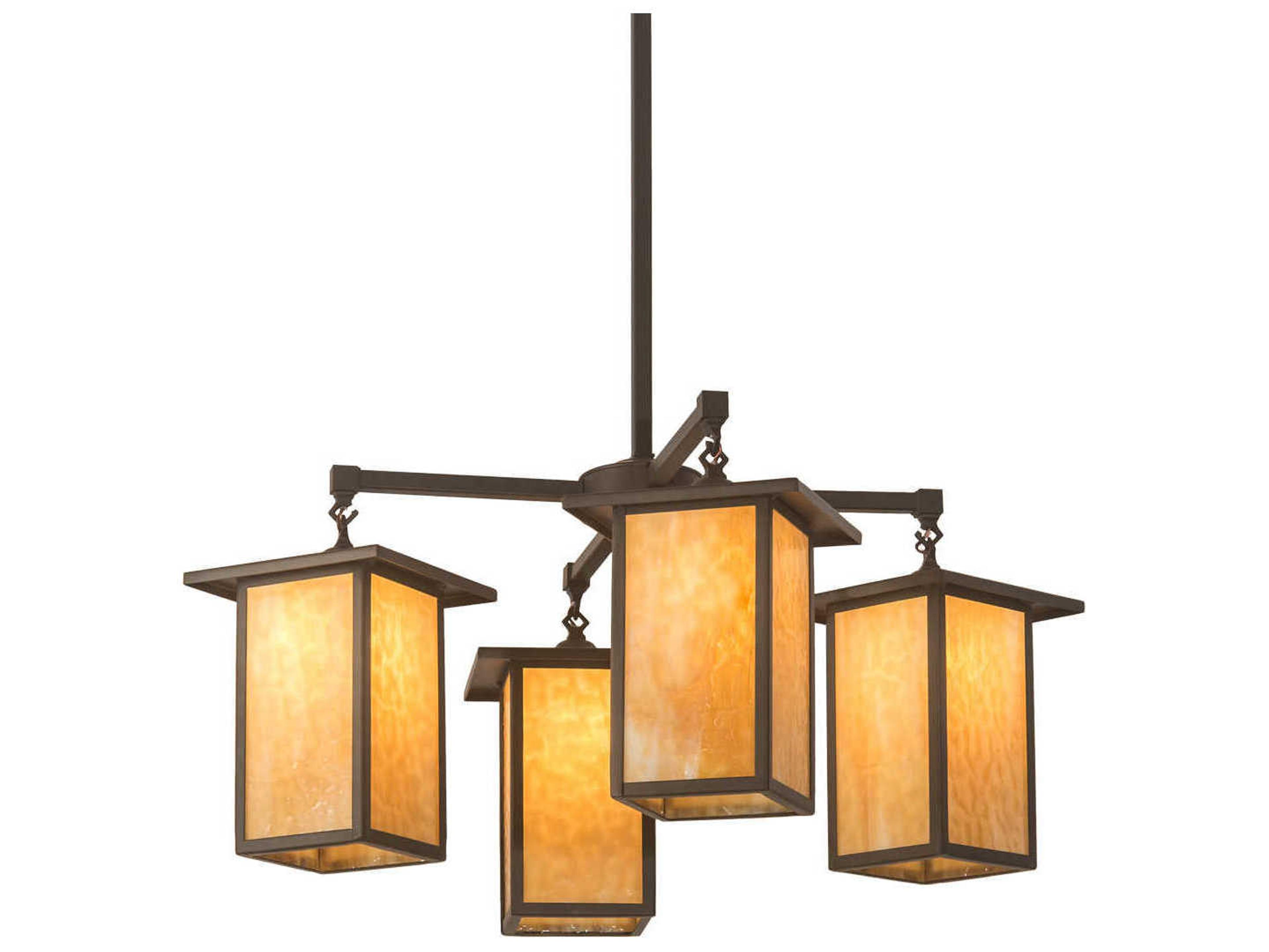 4-Light Brown Pendant