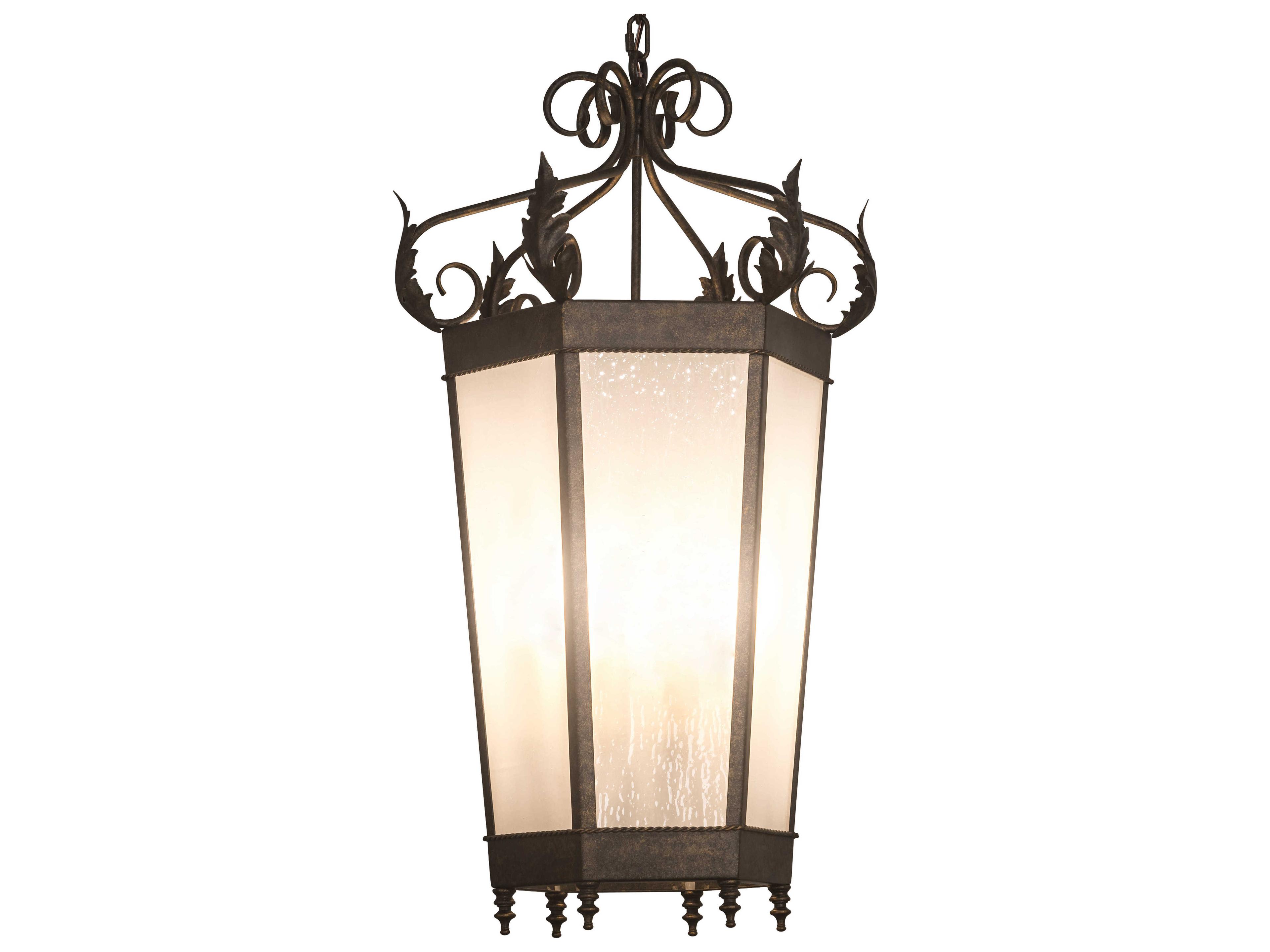 6-Light Brown Pendant