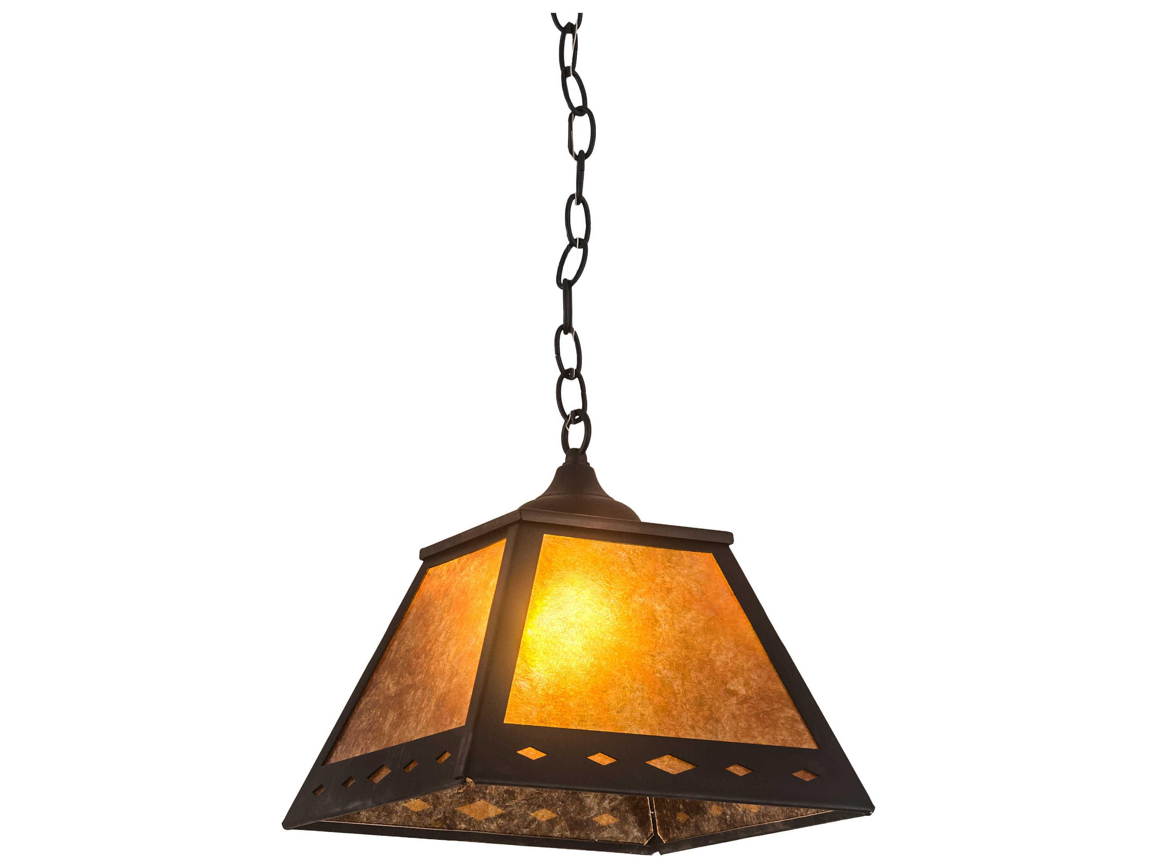 1-Light Black Pendant