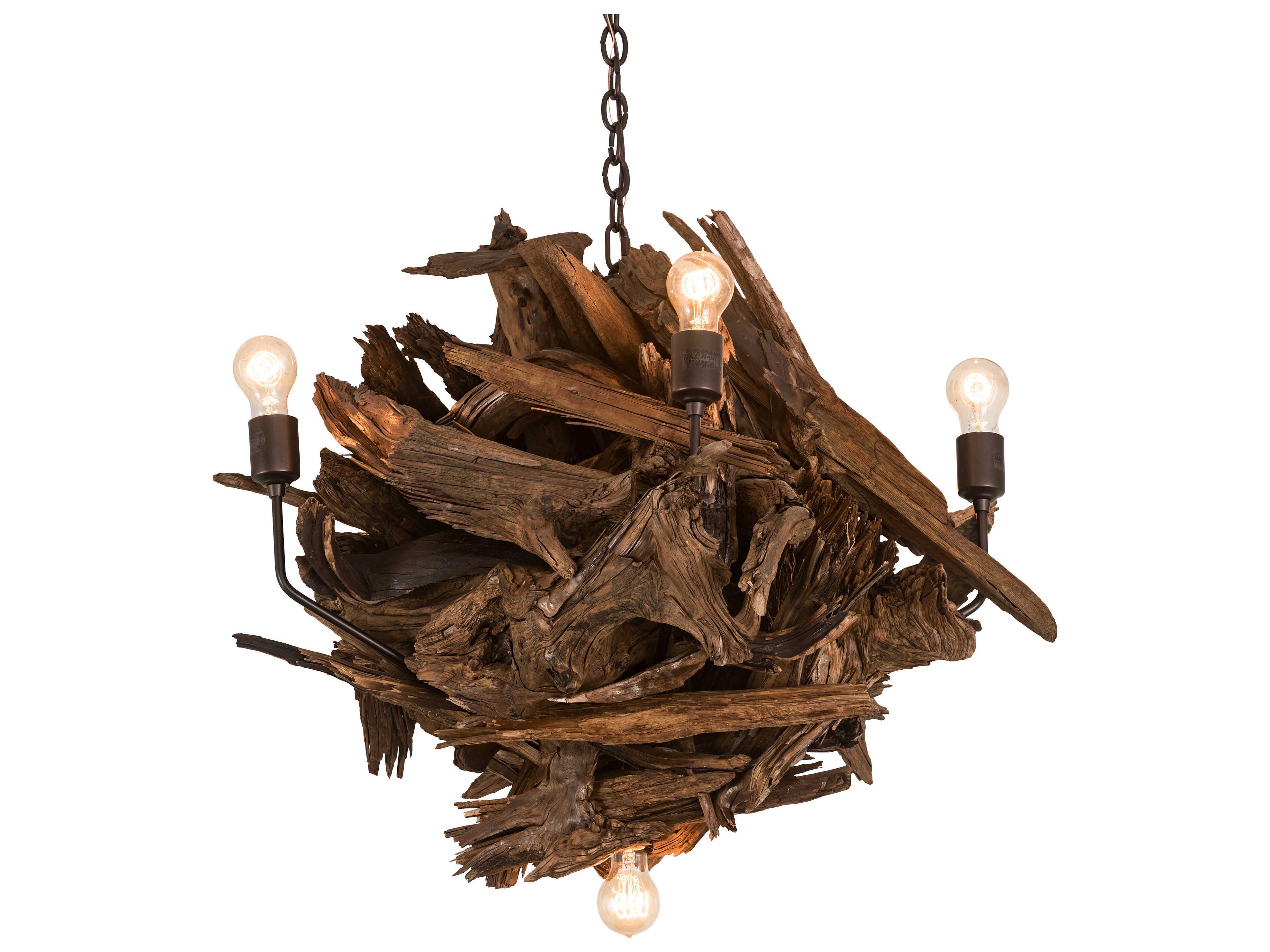 6-Light Bronze Pendant