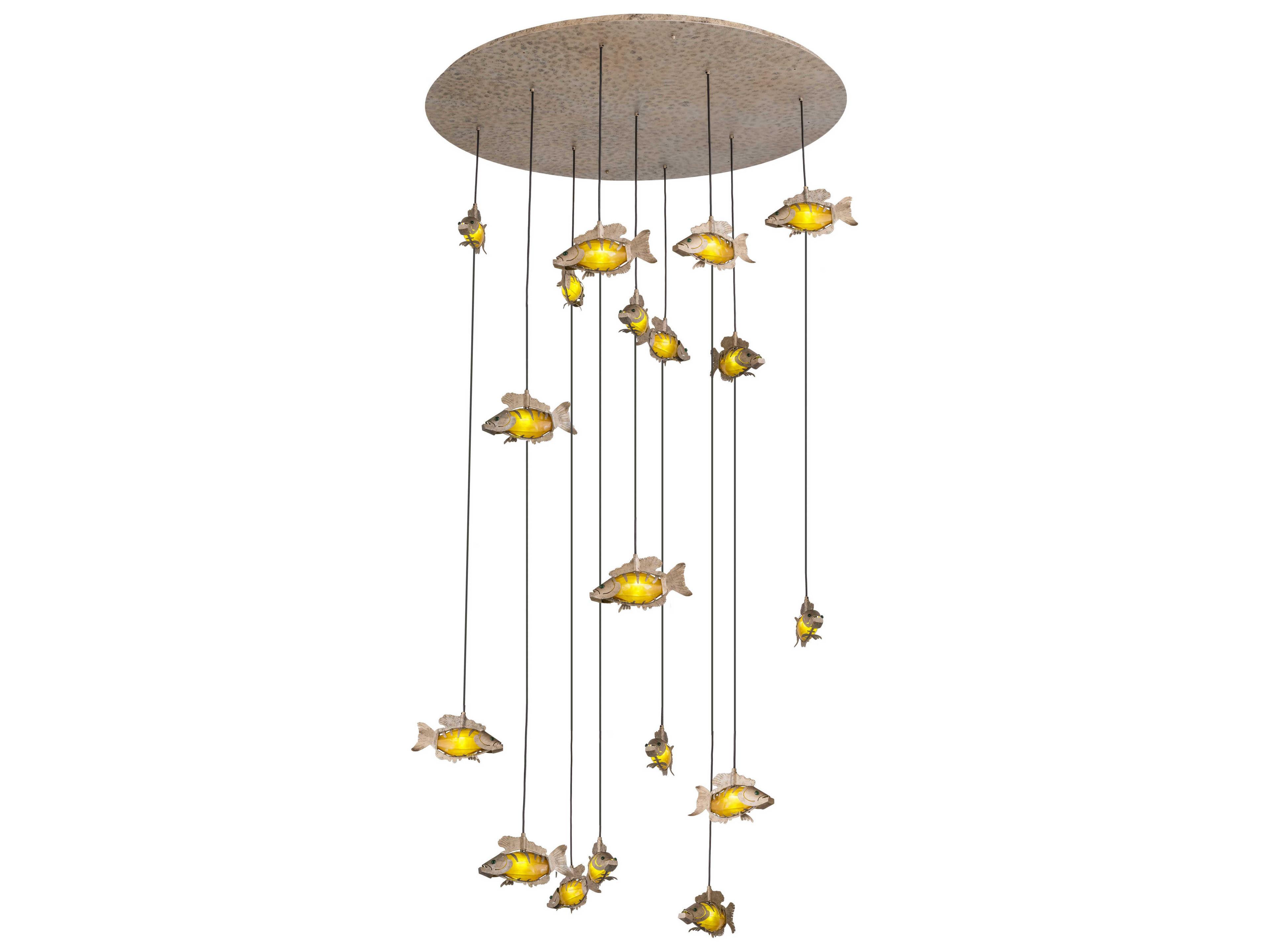 Strips Gray LED Pendant