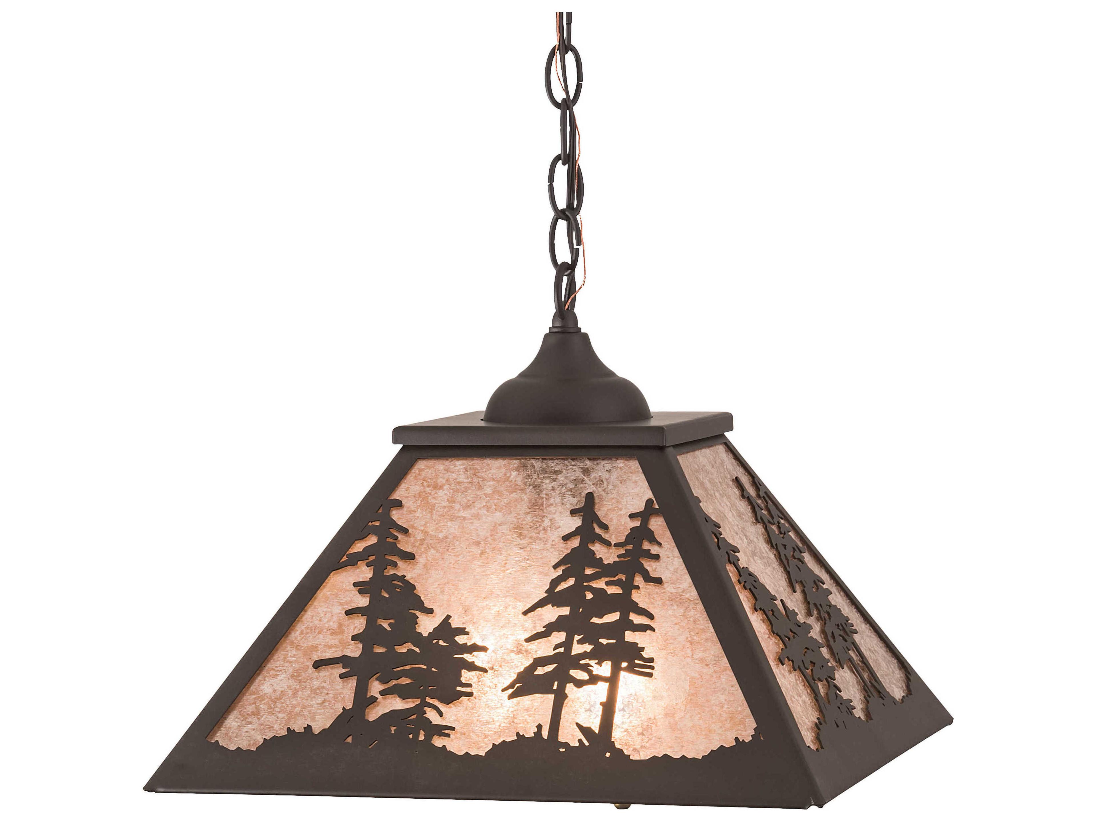 2-Light Bronze Pendant