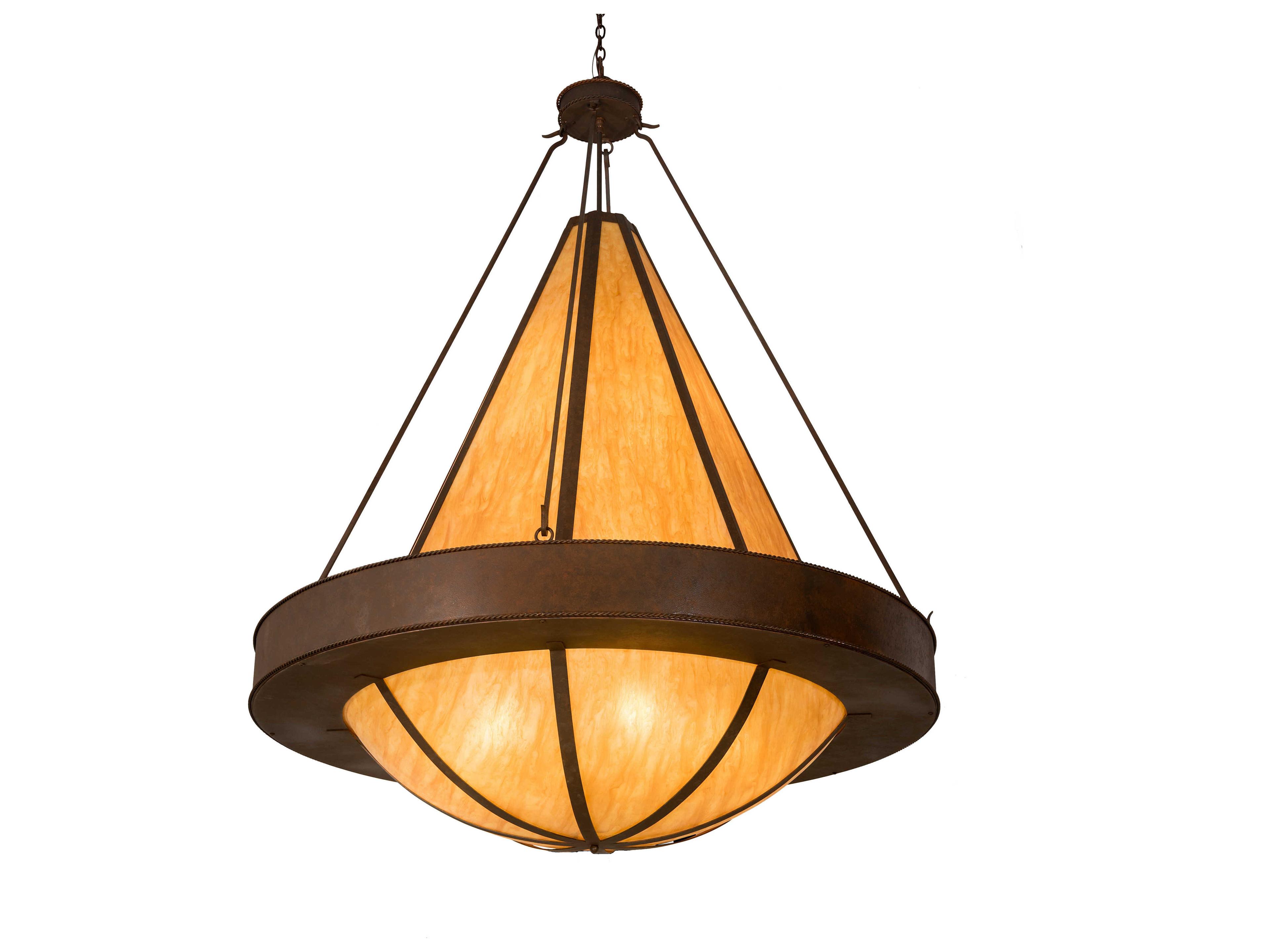 12-Light Brown Pendant