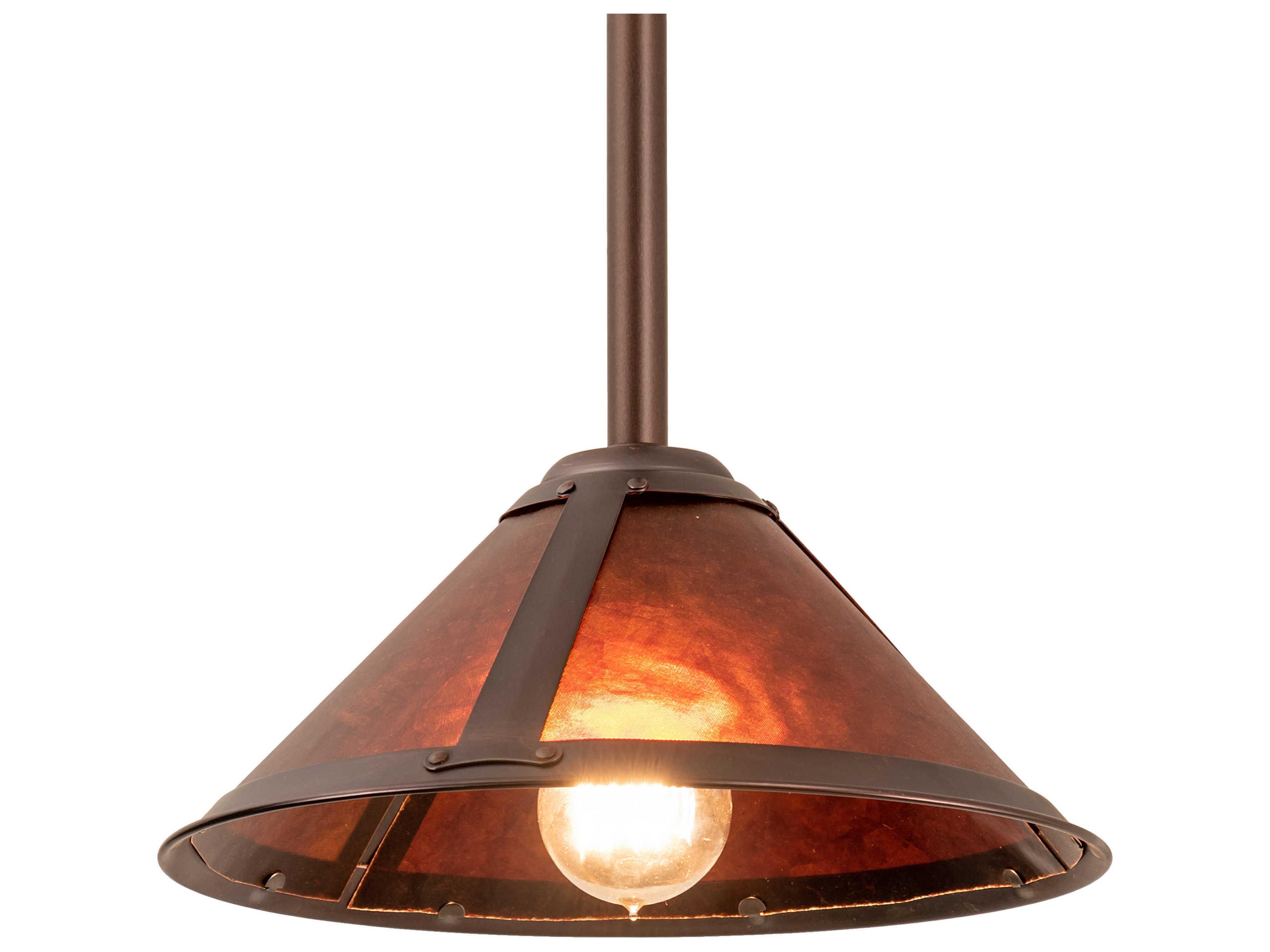 Meyda 1-Light Bronze Pendant