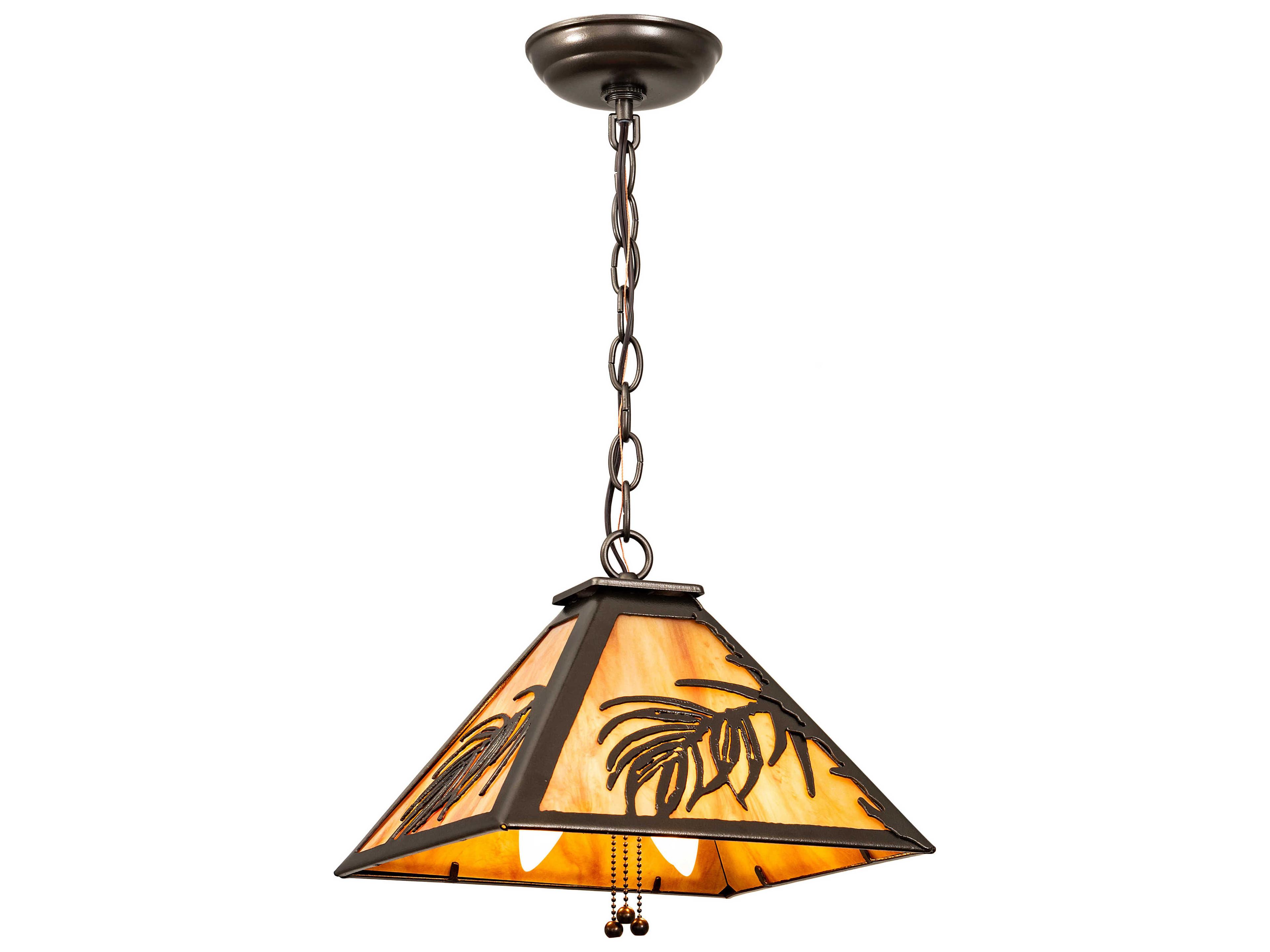 3-Light Bronze Pendant