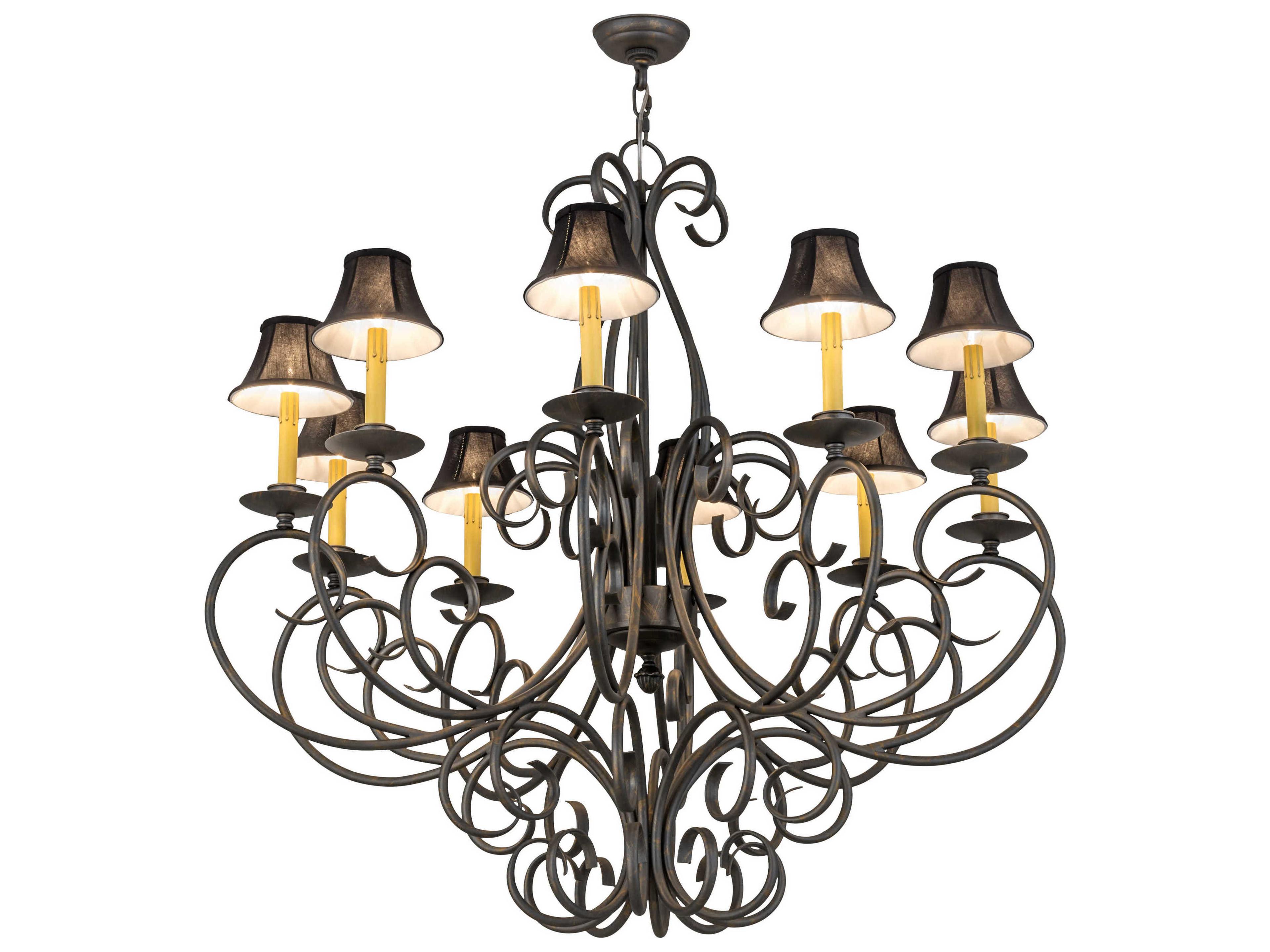 Phillipe French Bronze Empire Chandelier