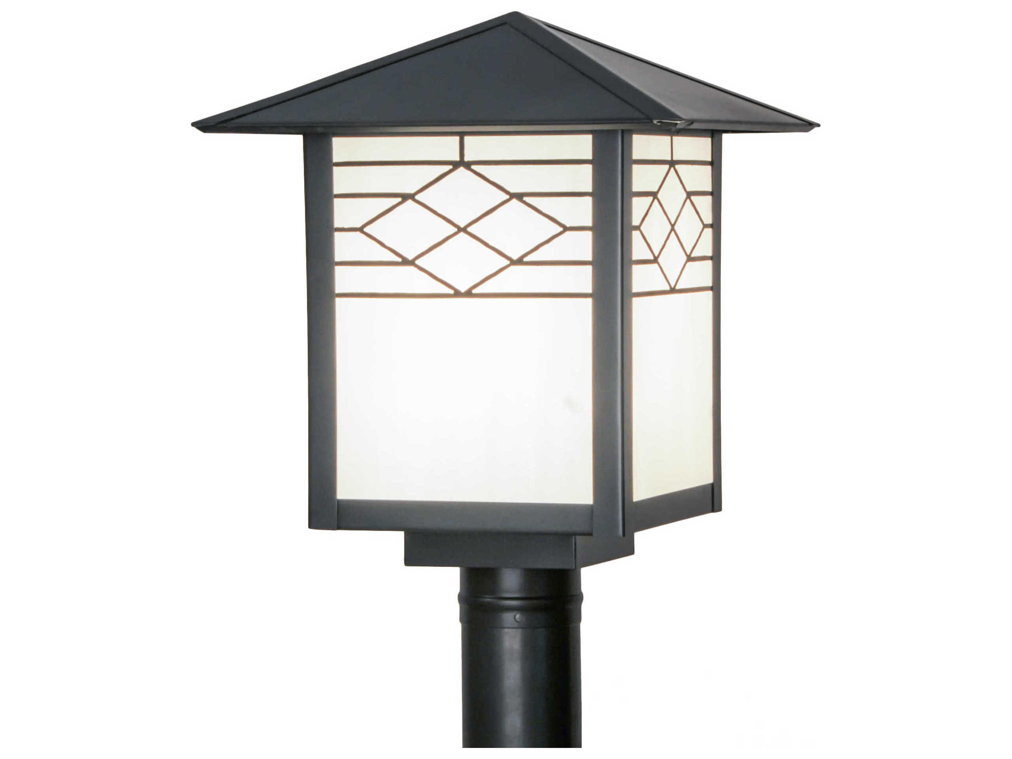 Glass Outdoor Post Light