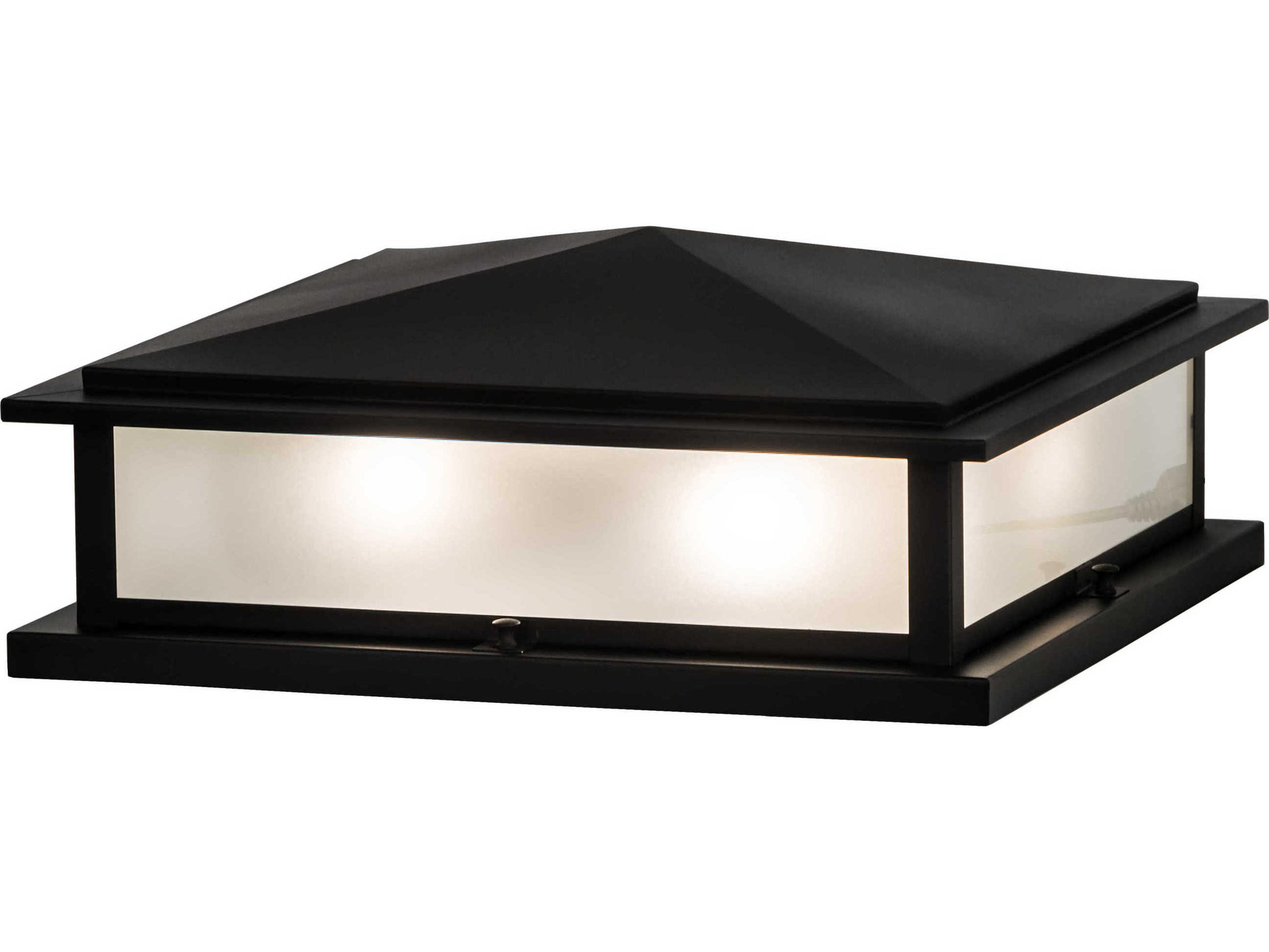 Glass Outdoor Post Light