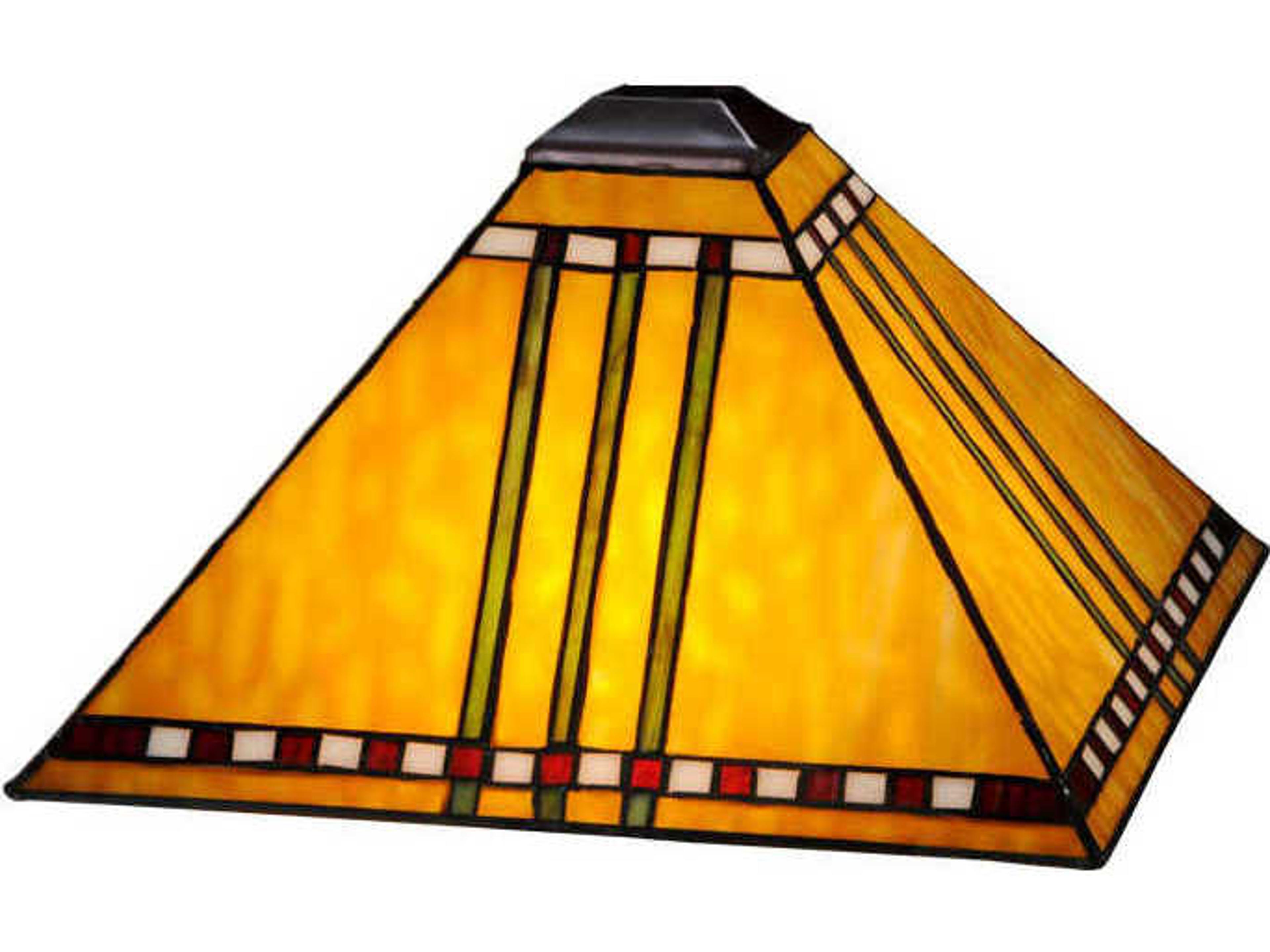 Prairie Corn Burgundy & Beige 13" Shade