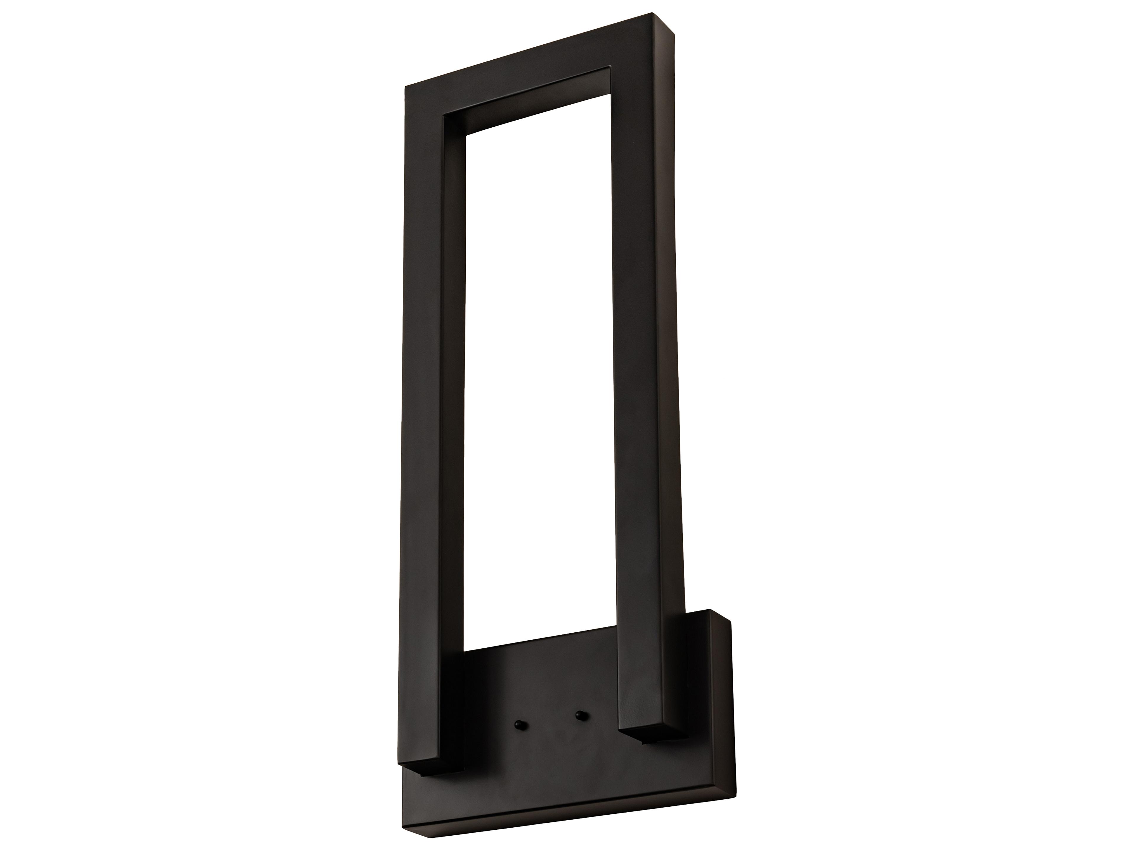 Quadrato Black LED Wall Sconce