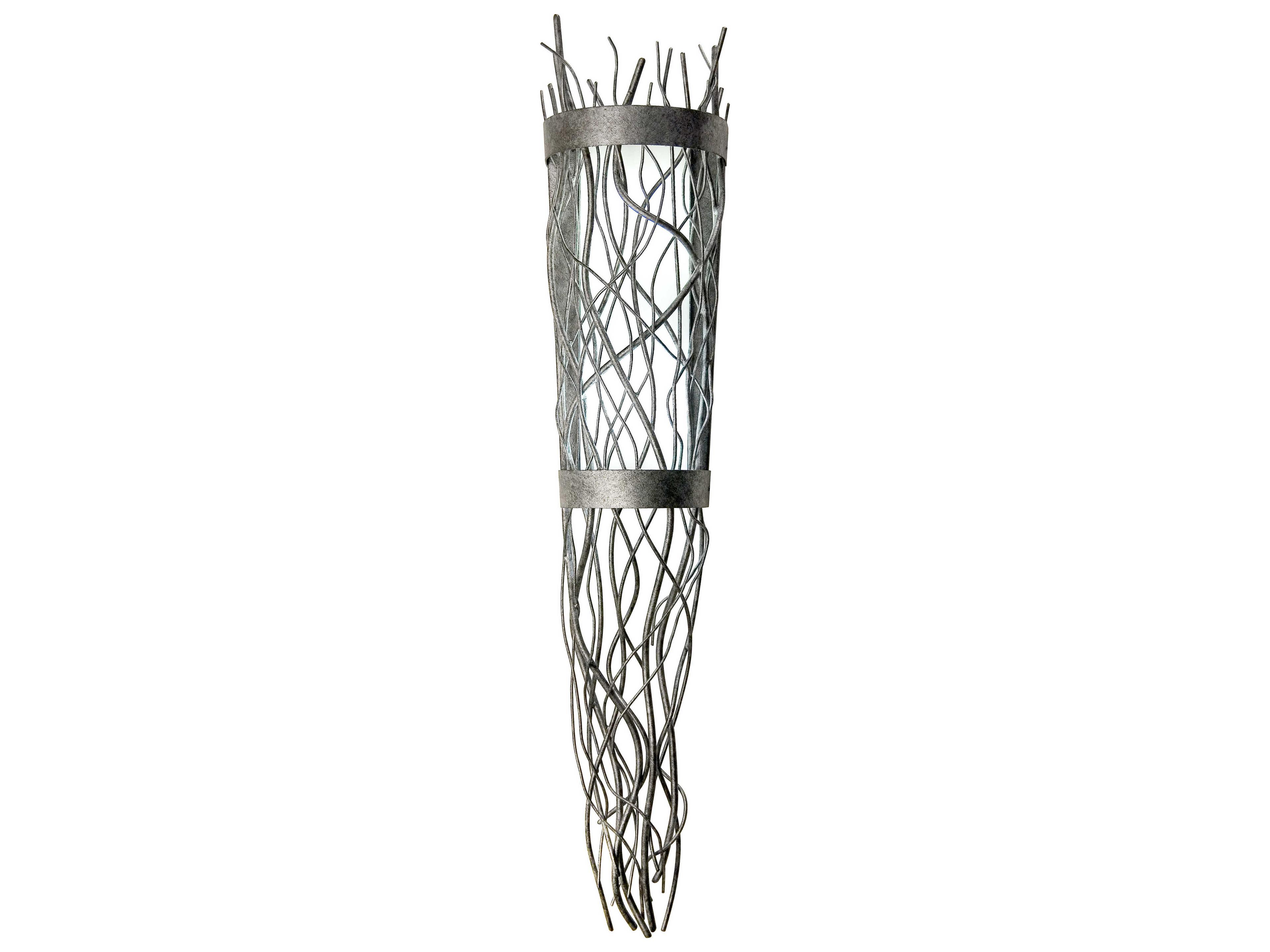 Rama 2-Light Pewter Wall Sconce