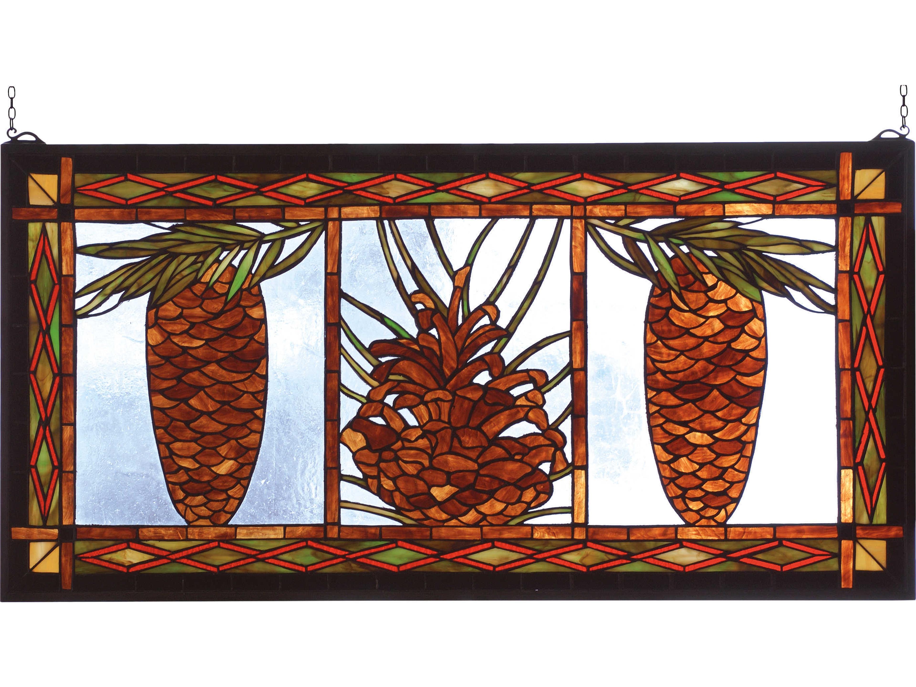 Northwood's Pinecone Stained Glass Window
