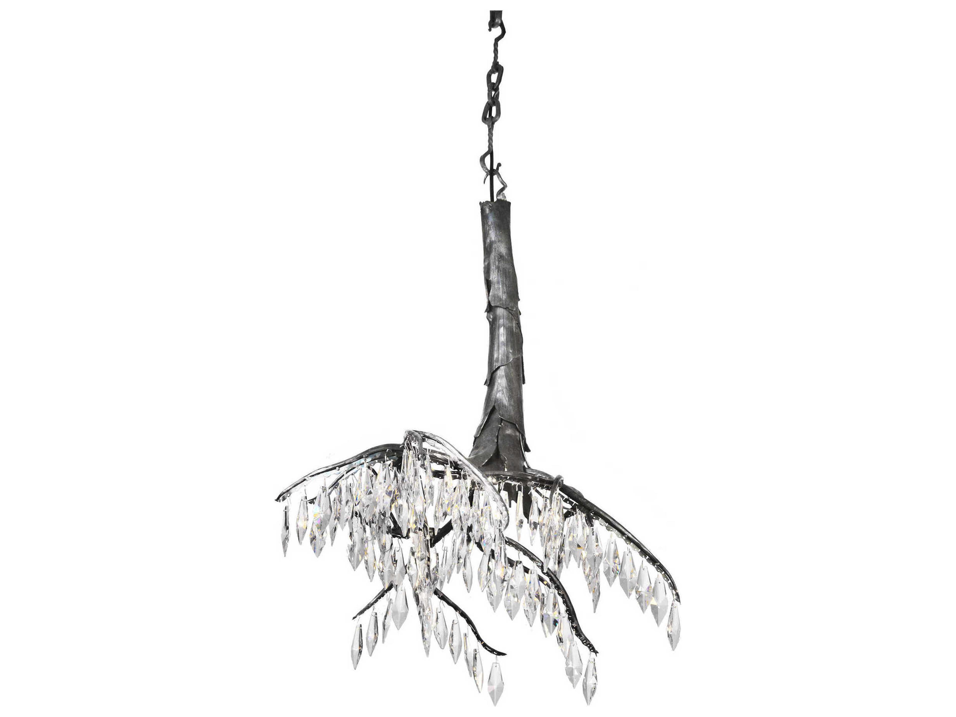 Winter At Stillwater Crystal Mini 21" Mini-Chandelier