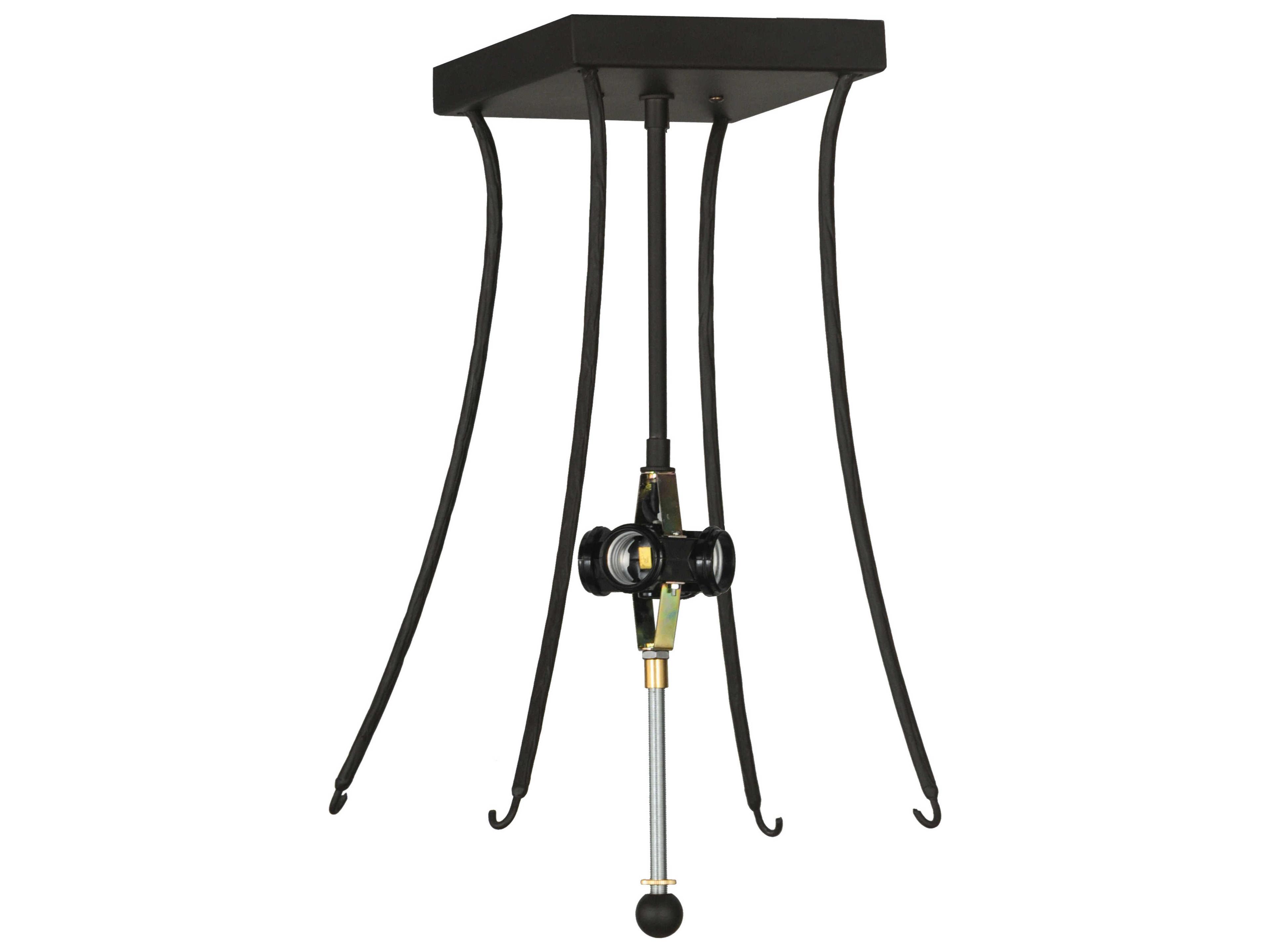 4 Arm Direct Semi-Flush Mount Hardware