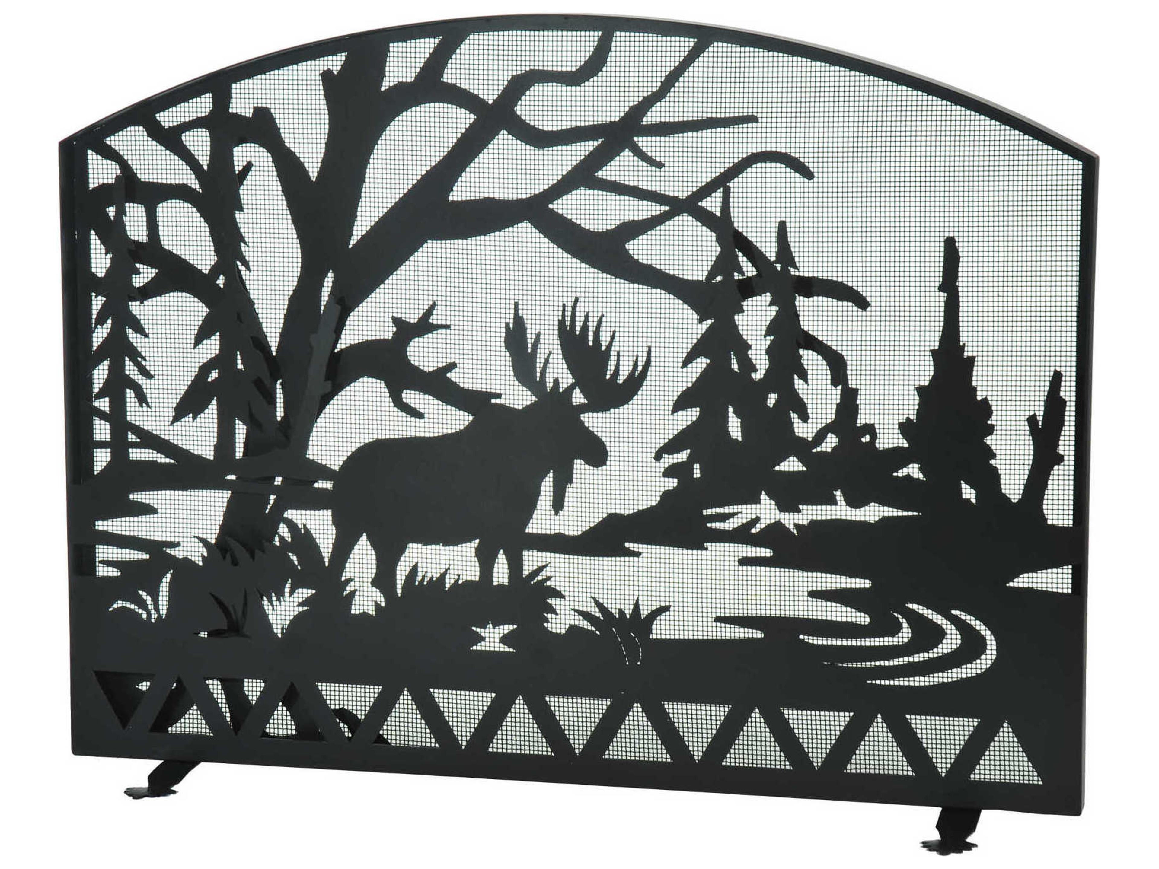 Moose Creek Fireplace Screen