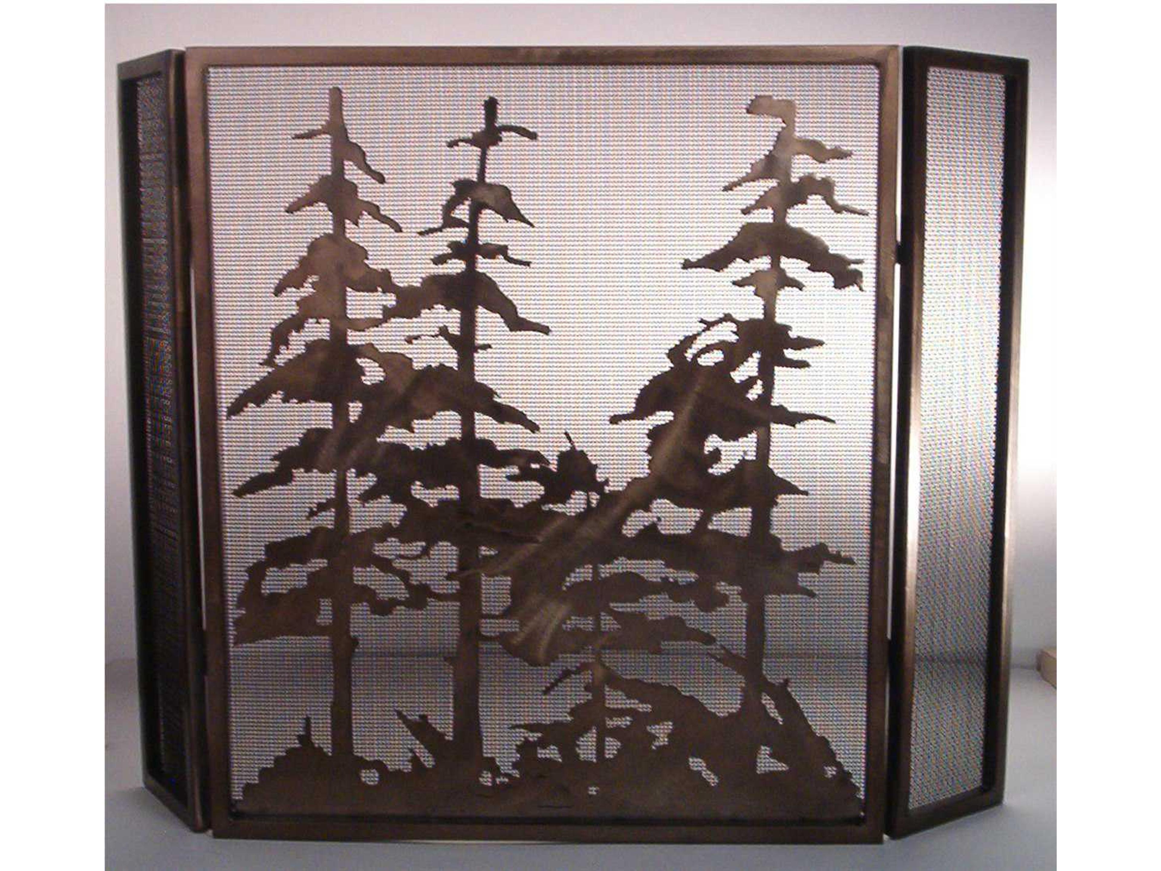 Tall Pines Folding Fireplace Screen
