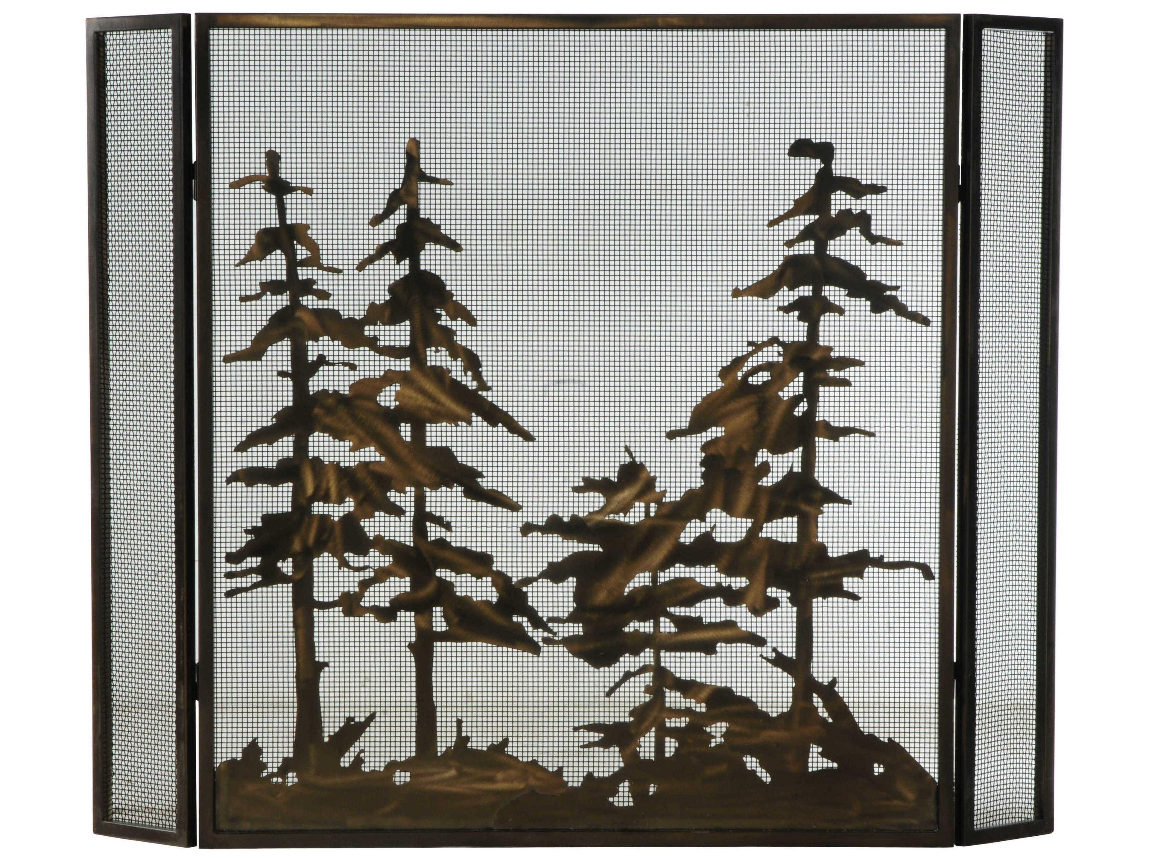 Tall Pines Folding Fireplace Screen
