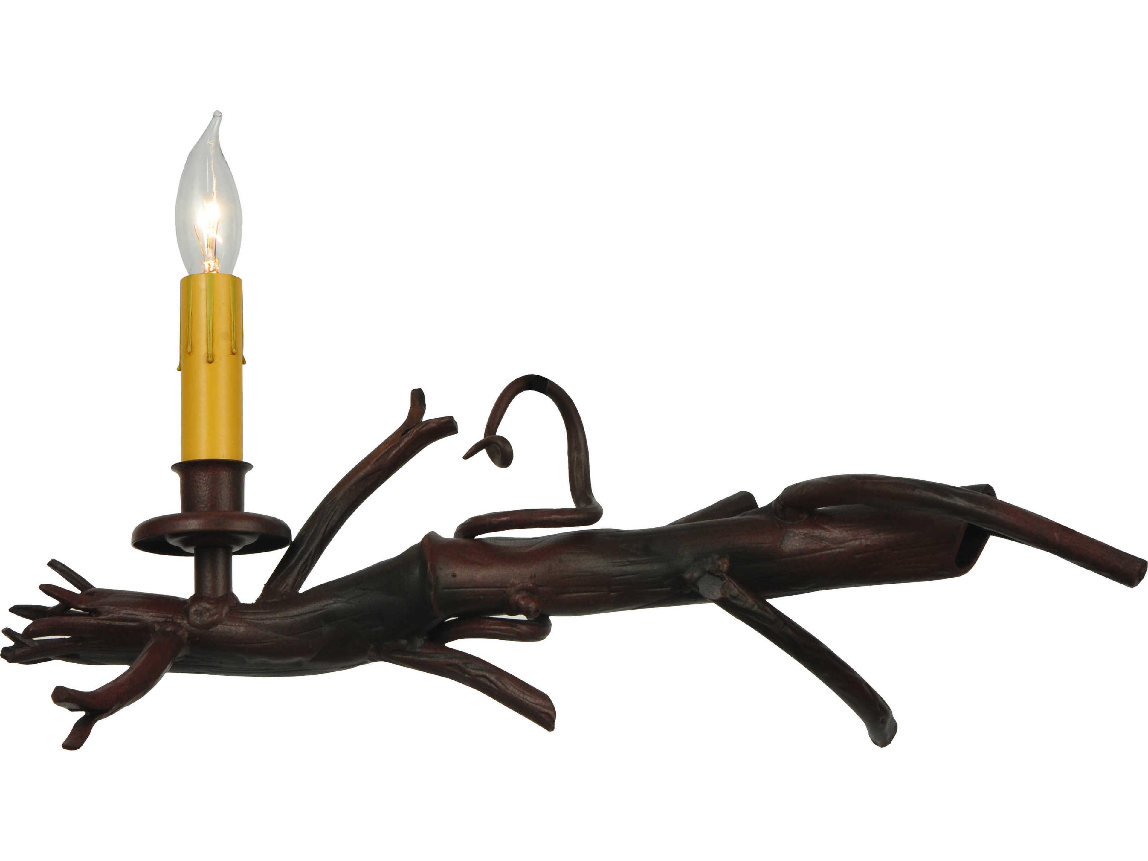 Rustic 1-Light Red Pendant