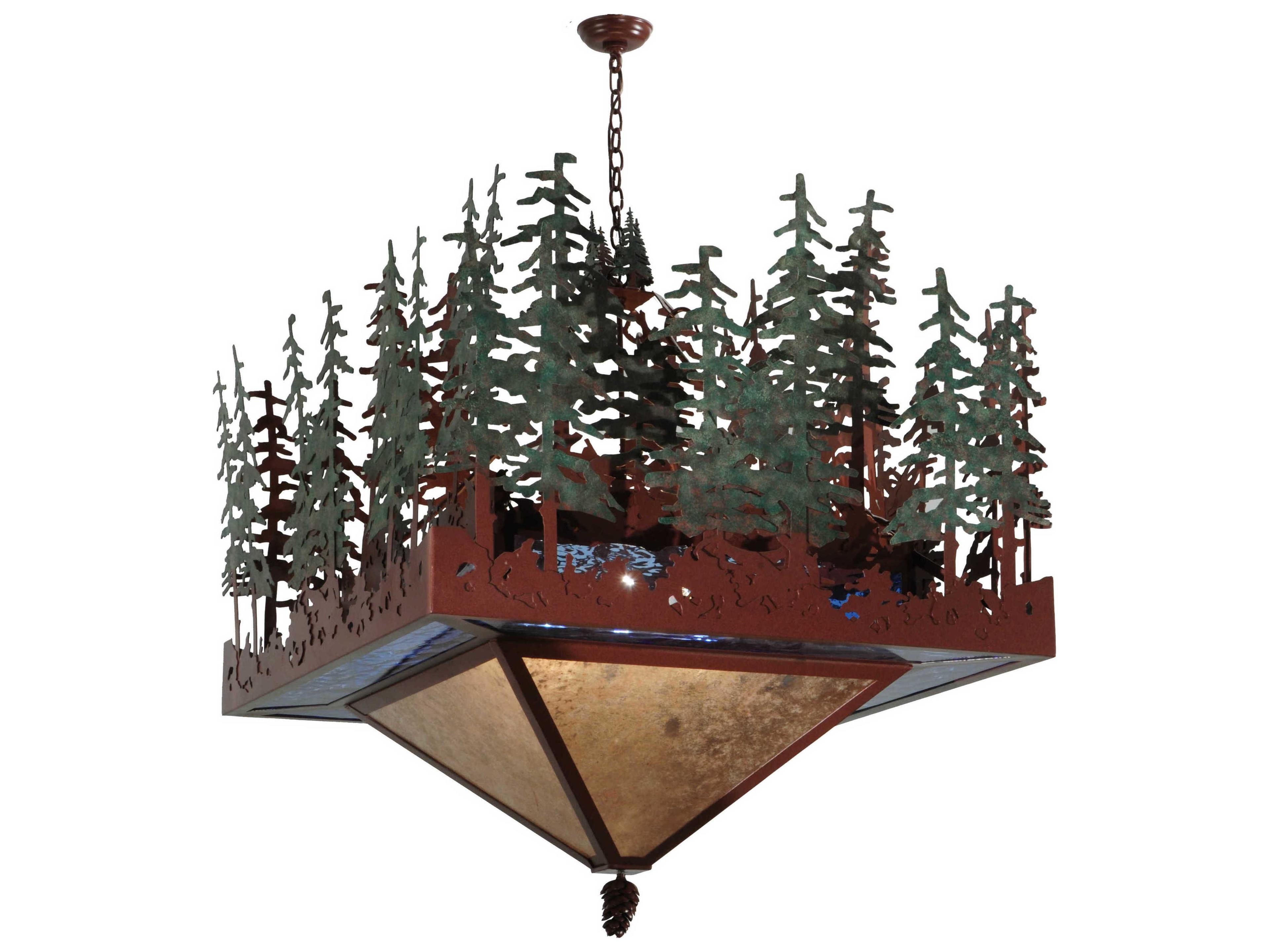 Pine Lake Inverted 6-light Pendant