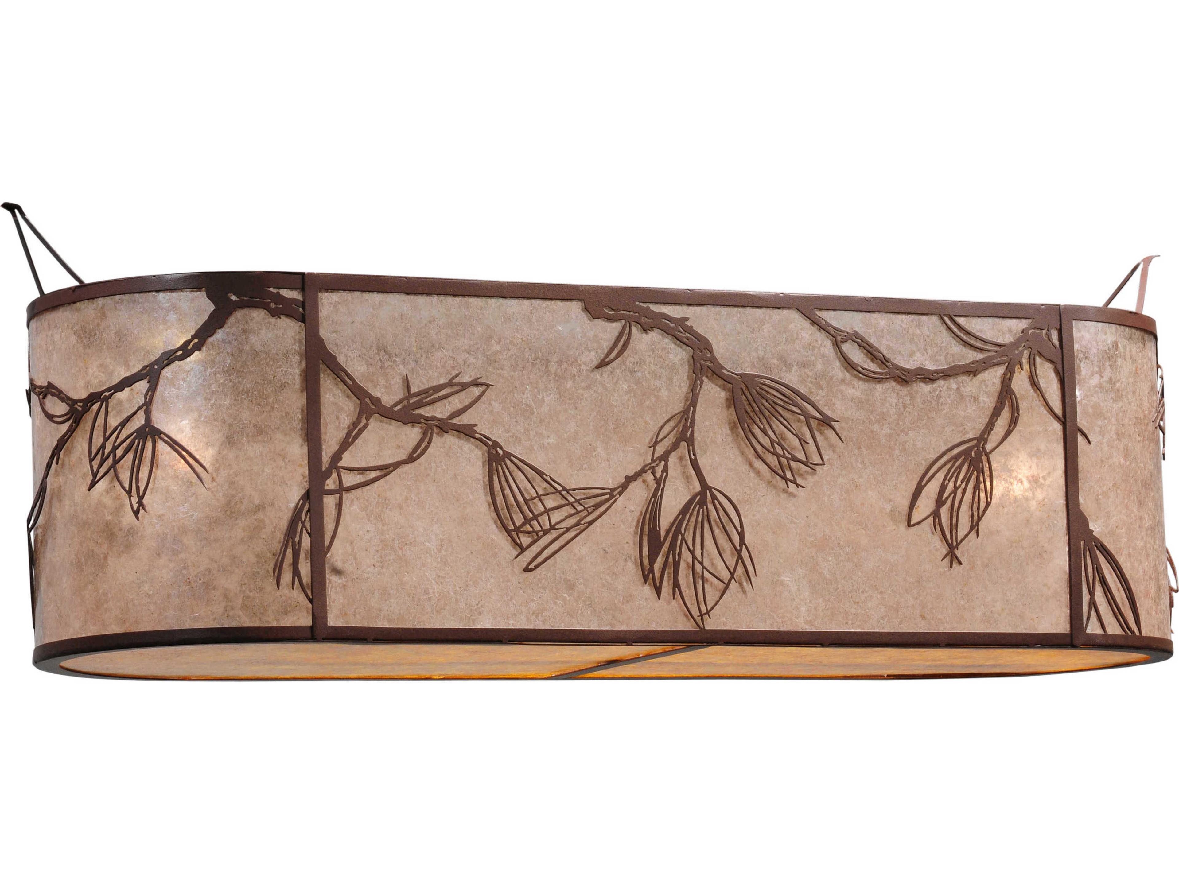 Whispering Pines Oblong Inverted Shade