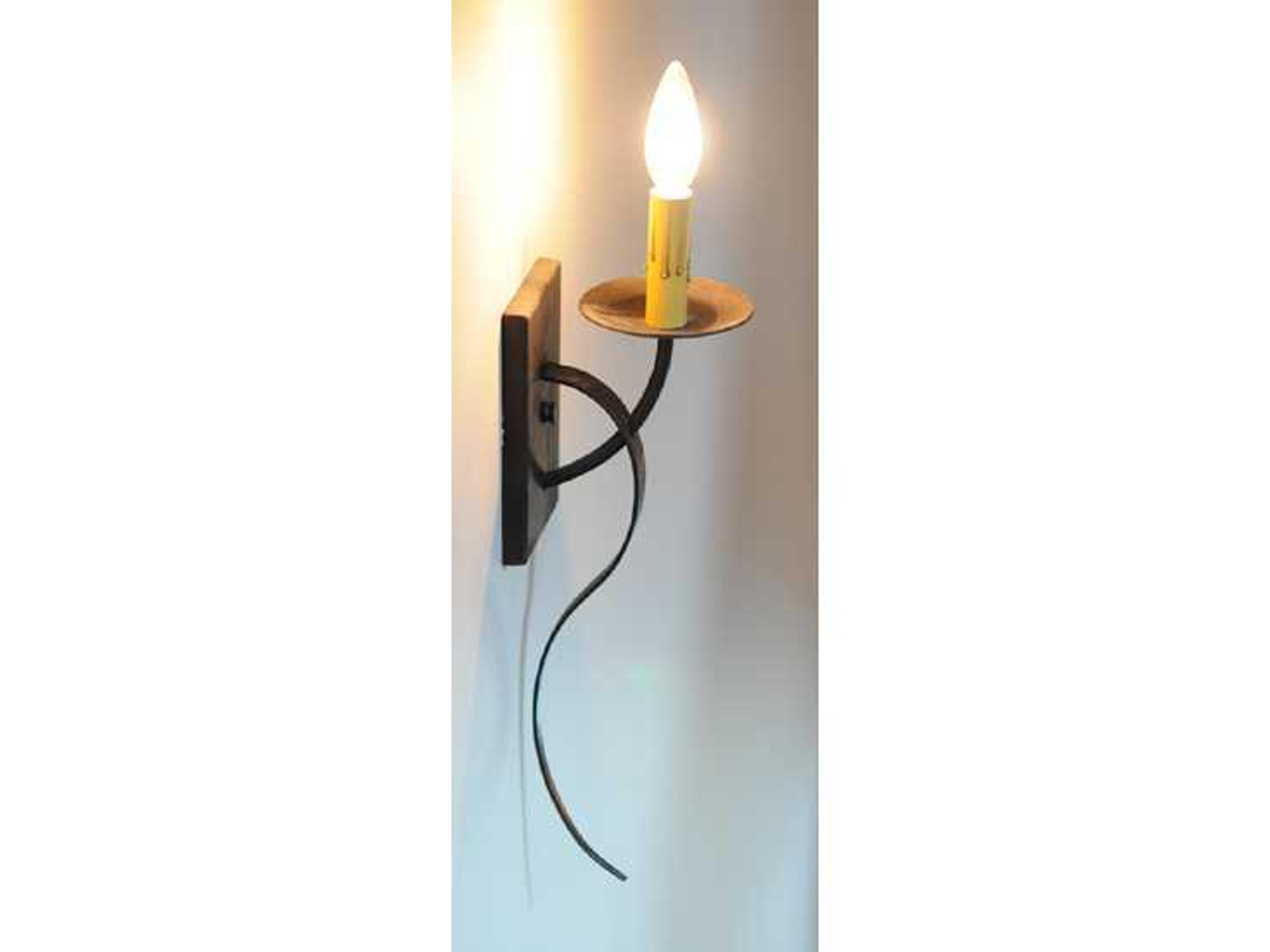 Rustic 2-Light Brown Wall Sconce