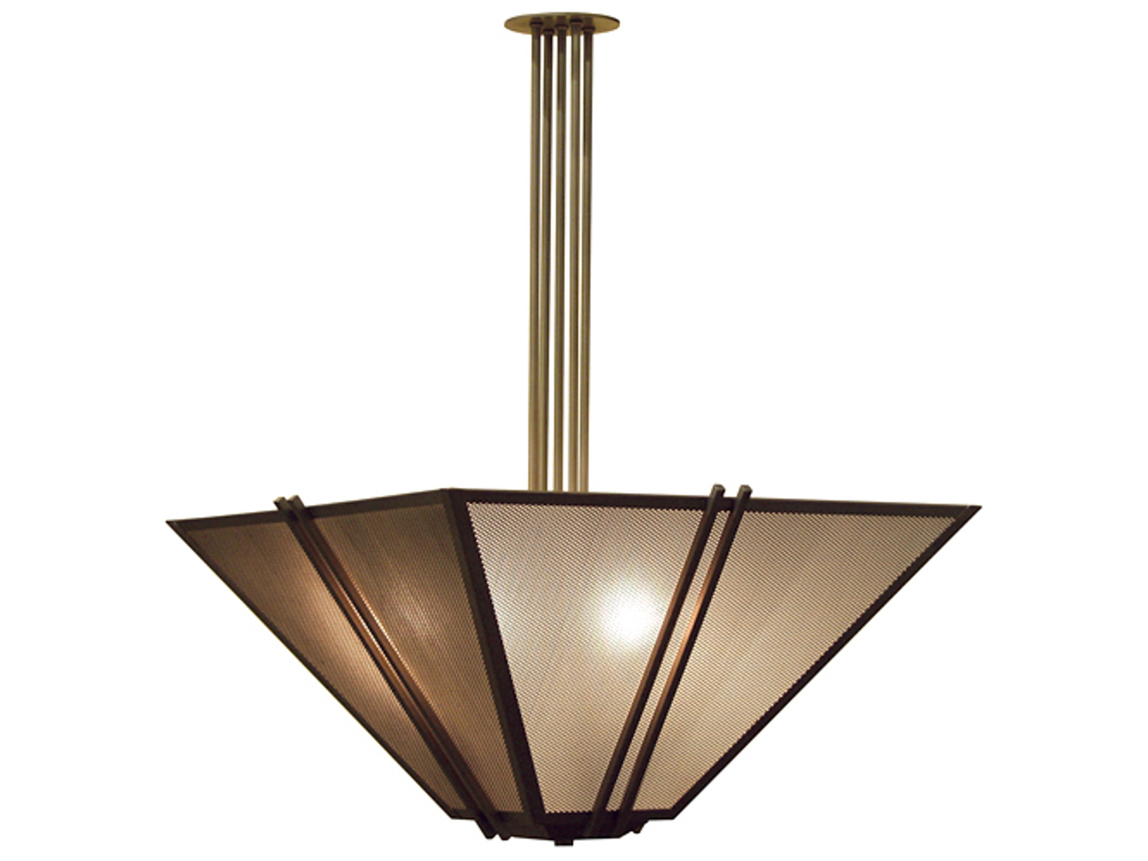 Sand Dust 4-Light Cajun Spice Brown Pendant